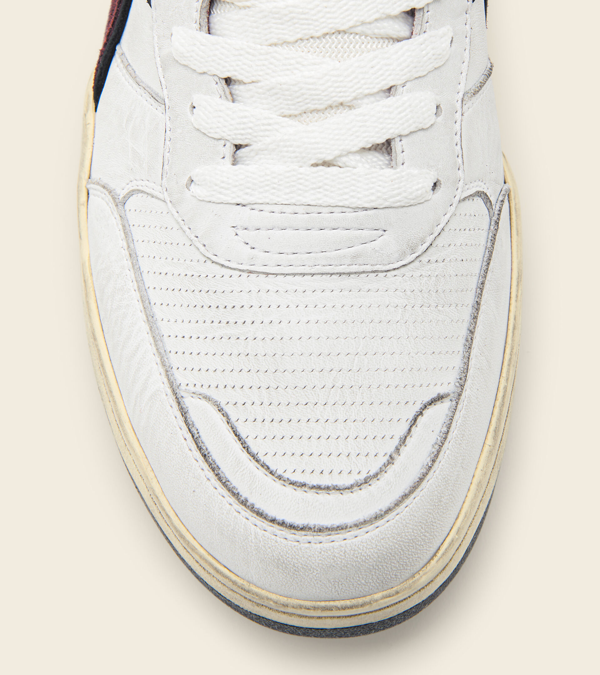 Zapatilla Heritage Made in Italy - Unisex B.560 CORTINA BLANCO/VINO RUBI - Diadora