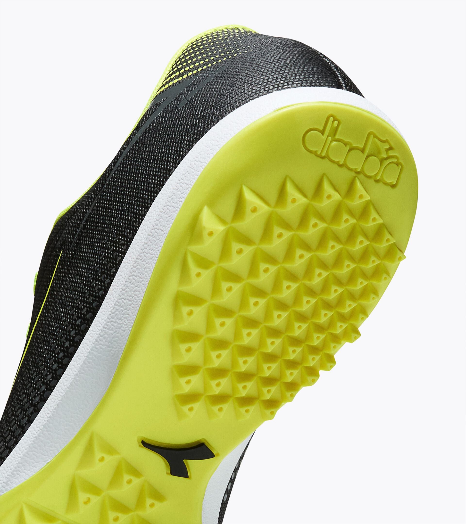 Synthetic pitch five-a-side football boots - Men&rsquo;s PICHICHI 9 TF BLACK/FLUO YELLOW DIADORA - Diadora
