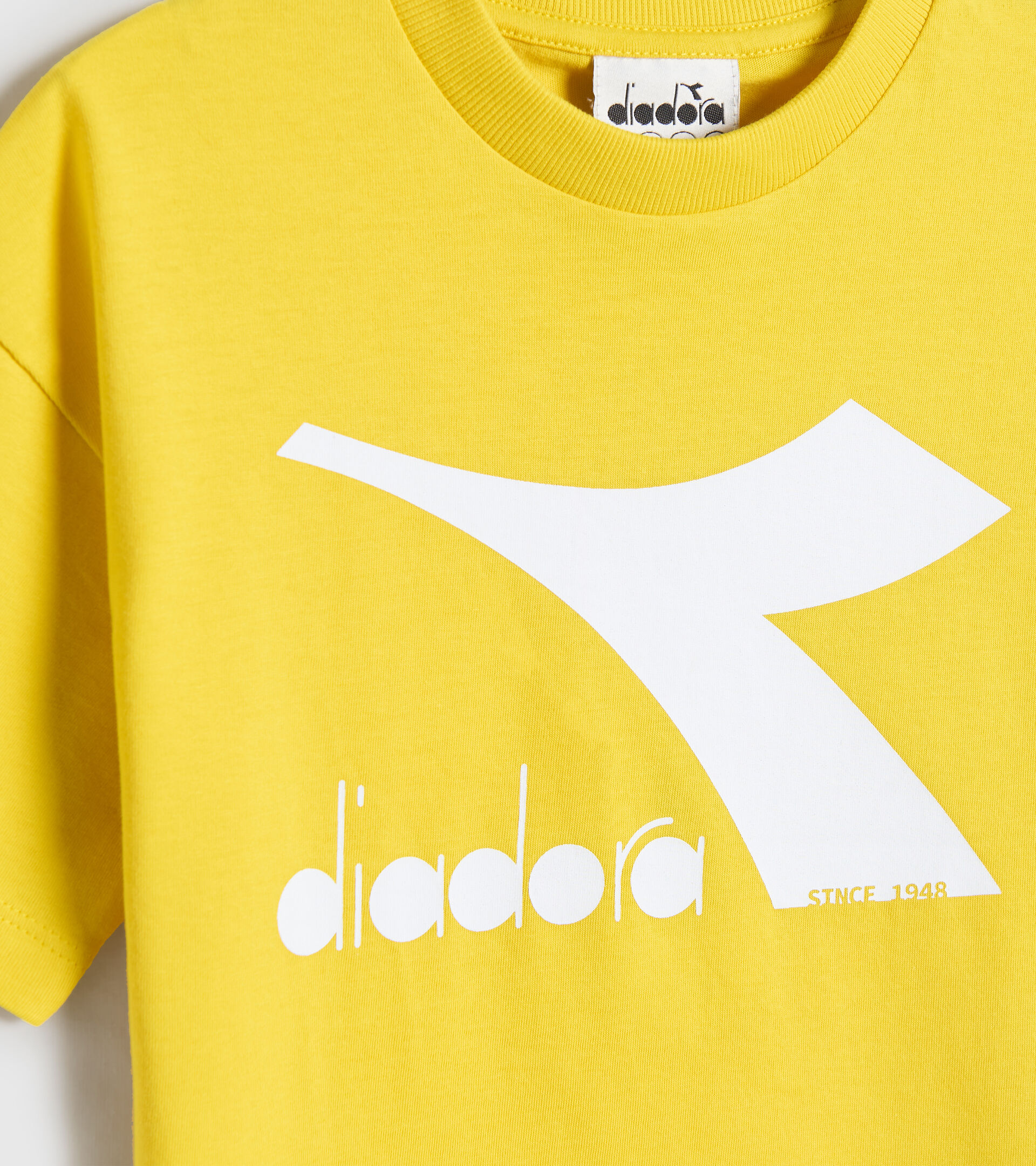 Junior cotton T-shirt - Unisex JU.T-SHIRT SS BL RAINBOW YELLOW LENS - Diadora