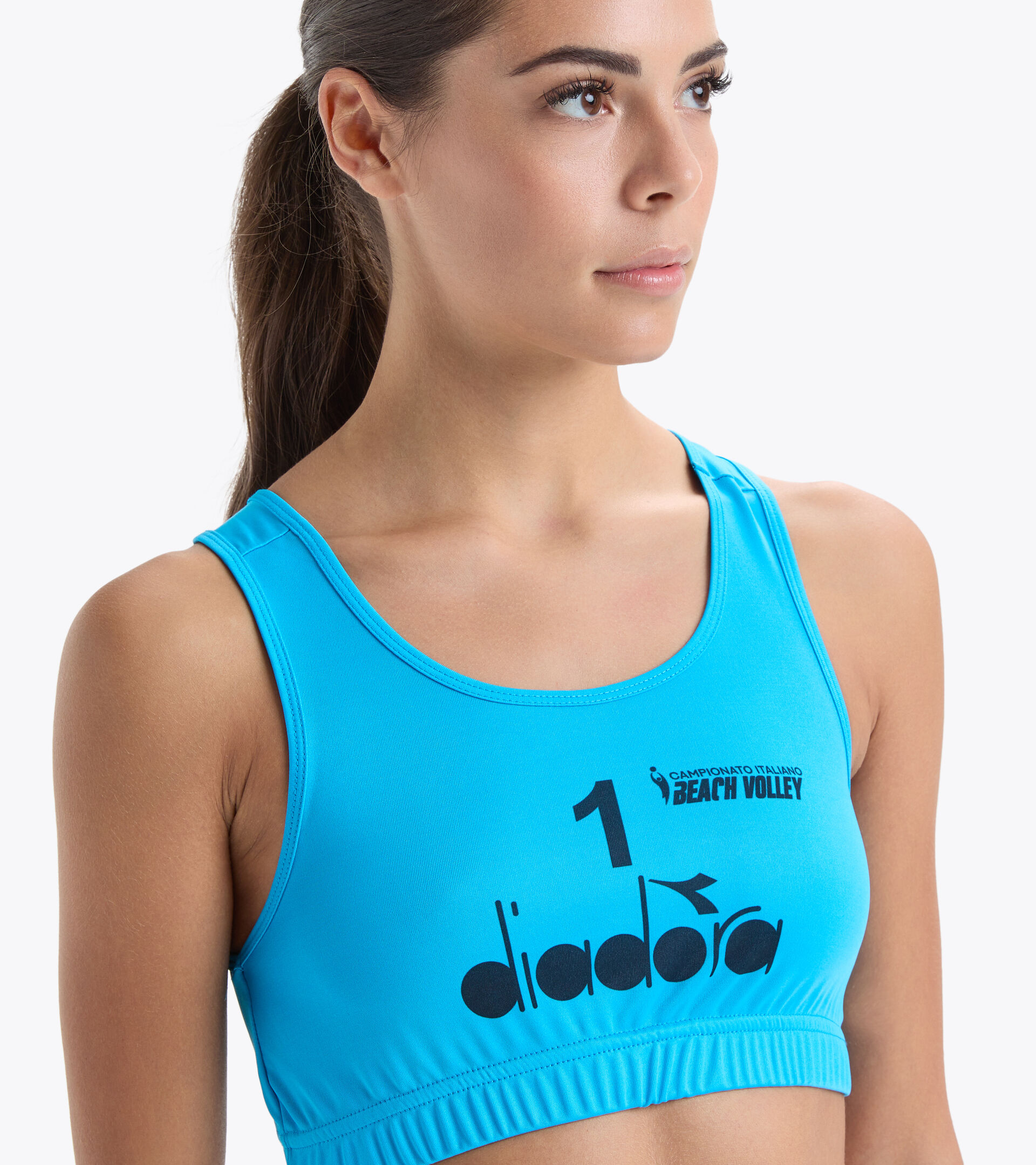 Sports bra - Italian Beach Volley Championship TOP GARA DONNA #1 CAMP. ITALIANO ROYAL - Diadora
