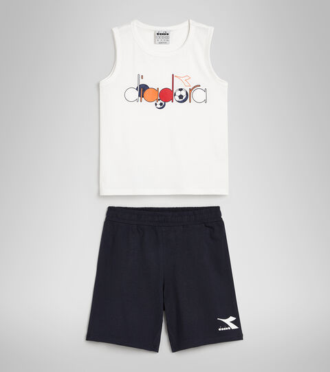 JB.SET SL KICK, BLANC VIF Ensemble débardeur/short - Ado garçon JB.SET SL KICK BLANC VIF - Diadora