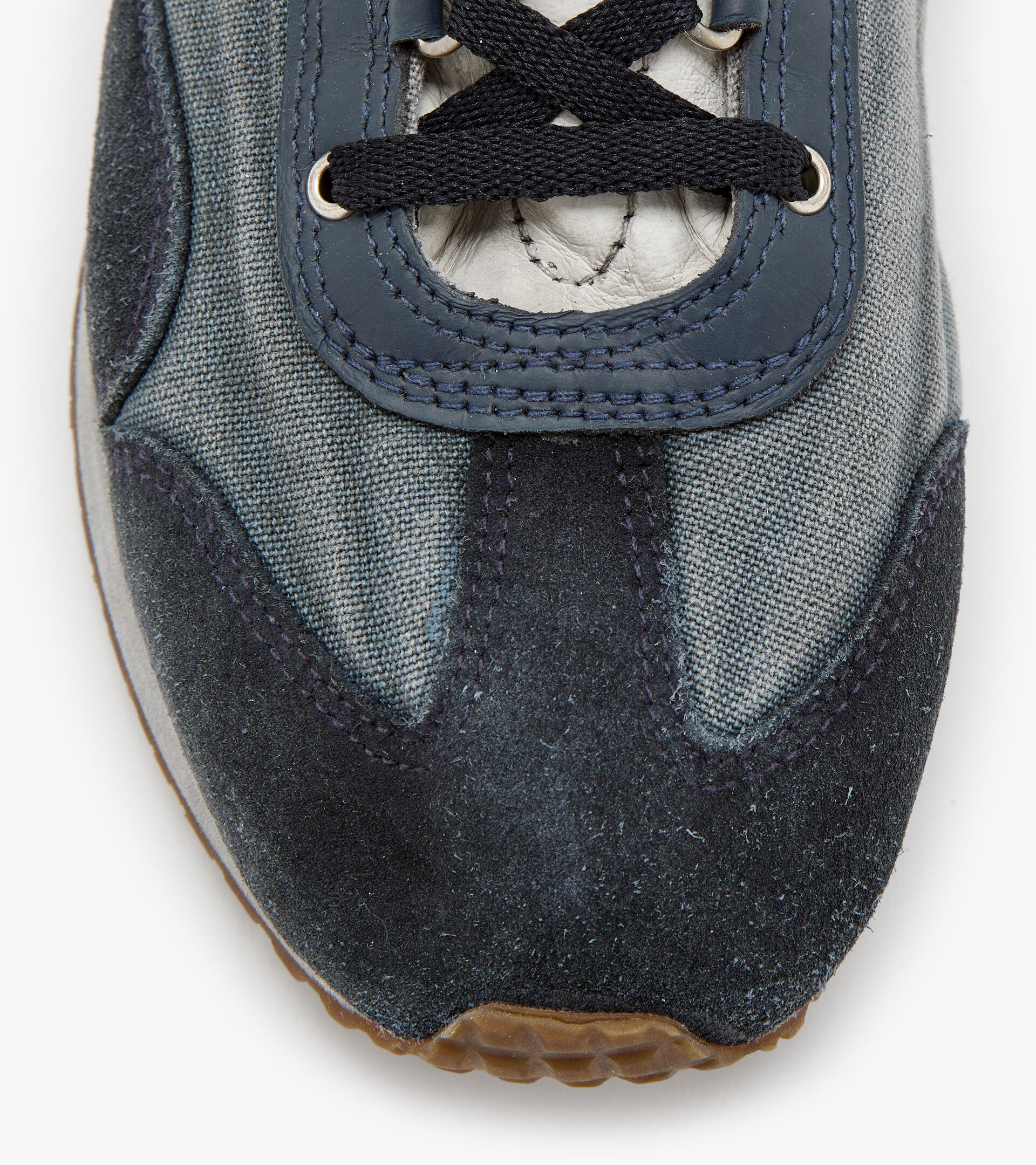 Heritage shoe - Unisex EQUIPE H DIRTY STONE WASH EVO COLONEL BLUE - Diadora