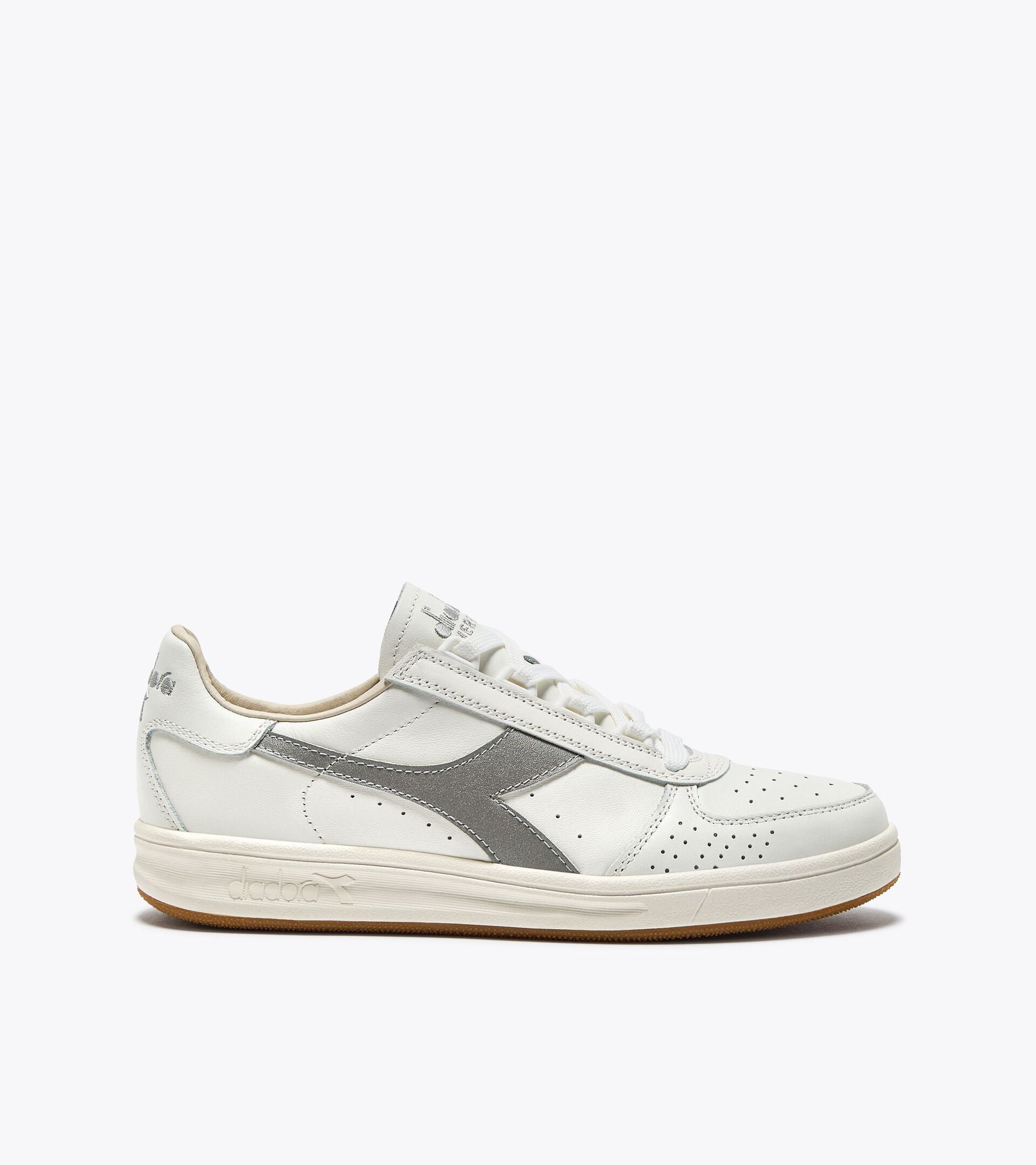 Made in Italy Heritage shoe - All-Gender B.ELITE '84 ITALIA WHITE/SILVER - Diadora