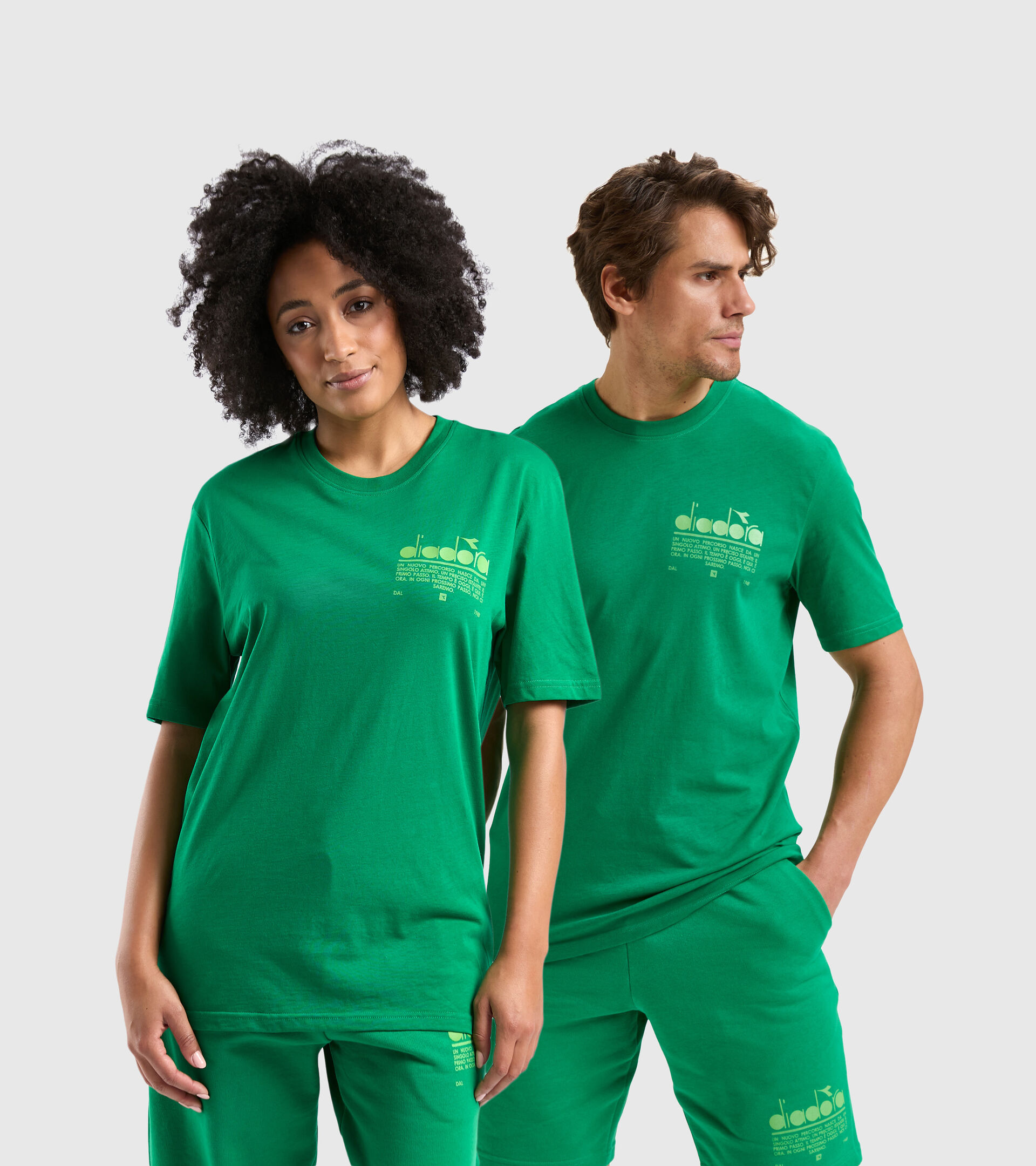 Cotton t-shirt - Unisex T-SHIRT SS MANIFESTO JOLLY GREEN - Diadora