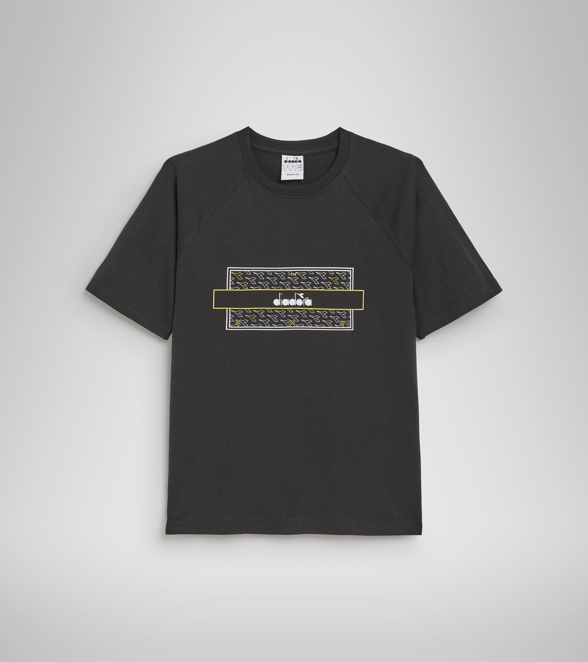 T-Shirt aus Baumwolle und Polyester- Herren T-SHIRT SS  URBANITY SCHWARZ - Diadora