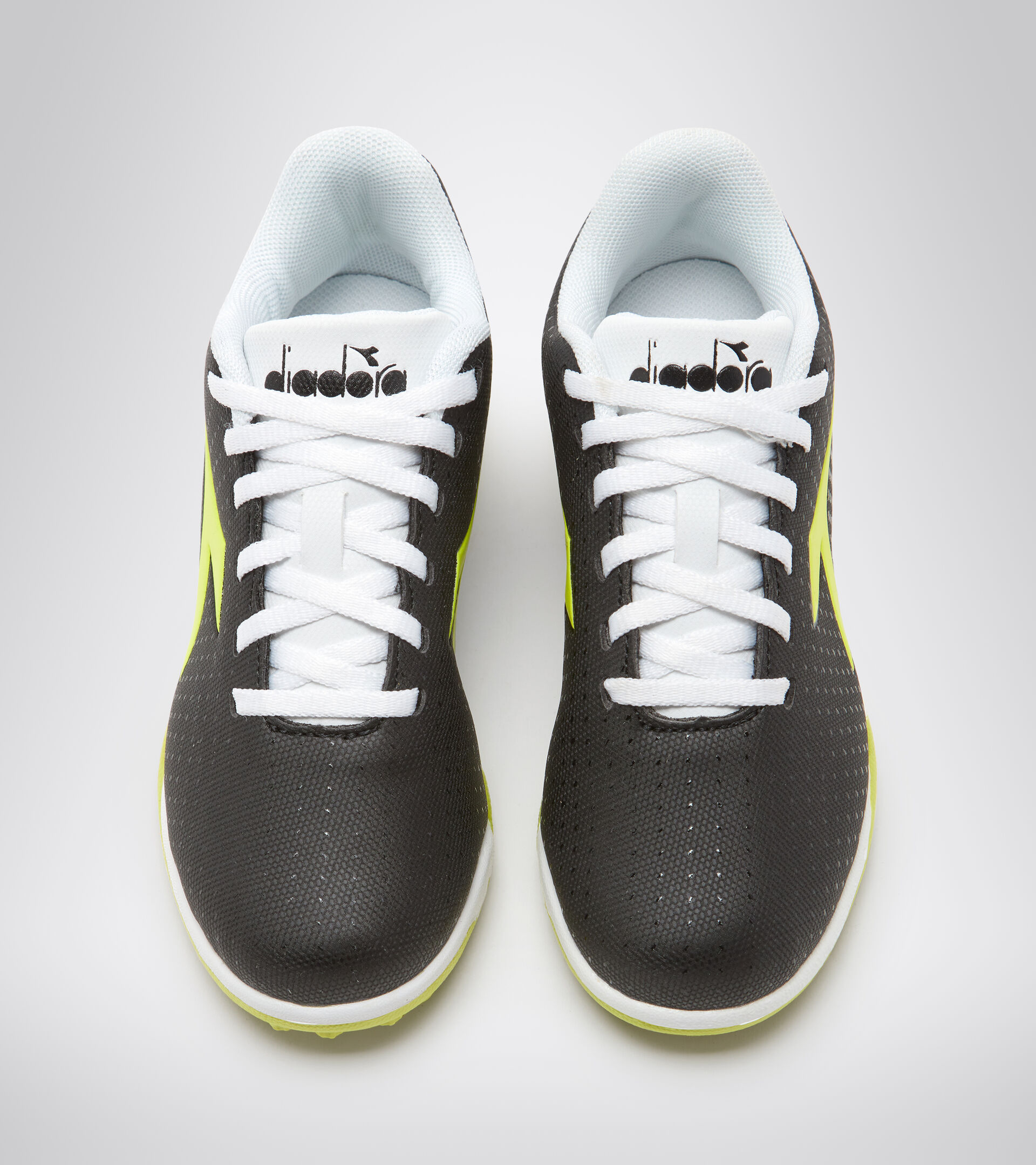 Junior football boots - Unisex PICHICHI 5 TF JR BLACK/YELLOW FL DD/WHITE - Diadora
