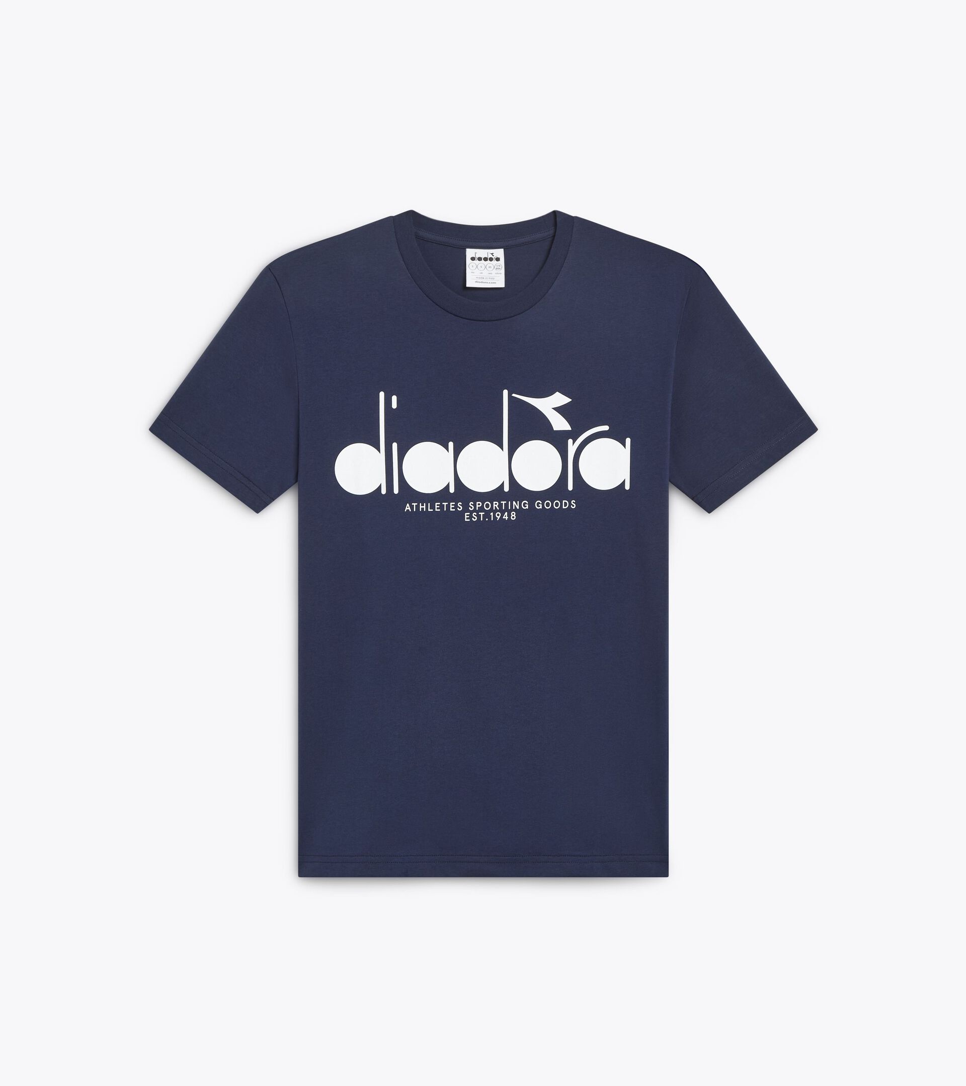 T-shirt - All-Gender T-SHIRT SS LOGO CLASSIC NAVY - Diadora
