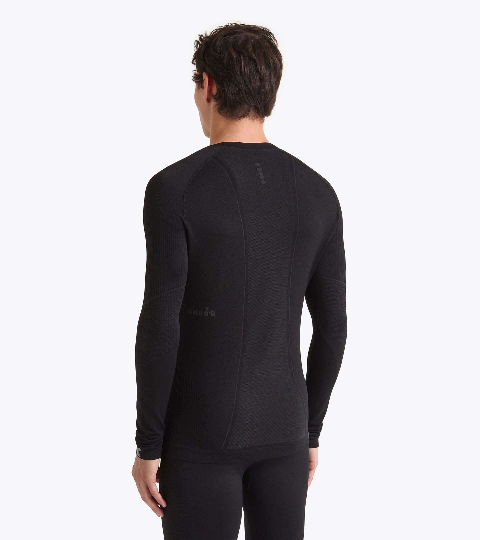Made In Italy technical shirt with long sleeve - Running - Men’s LS T-SHIRT STRATOZERO BLACK - Diadora