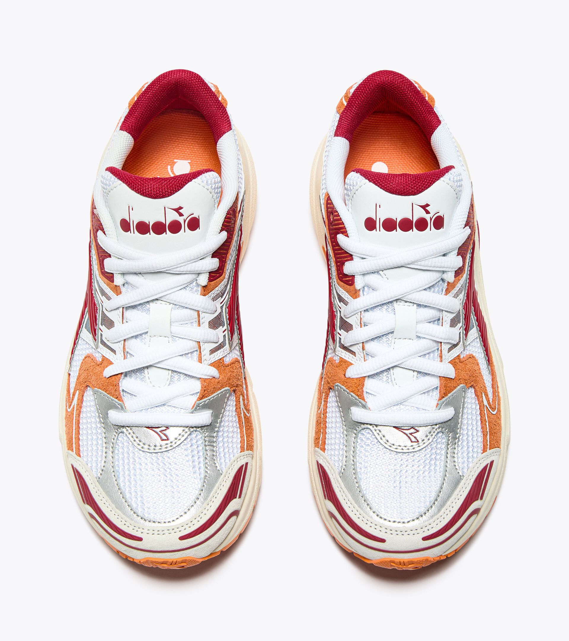 Sports sneakers - All-Gender MYTHOS STAR WHITE/ORANGE SUNSET - Diadora