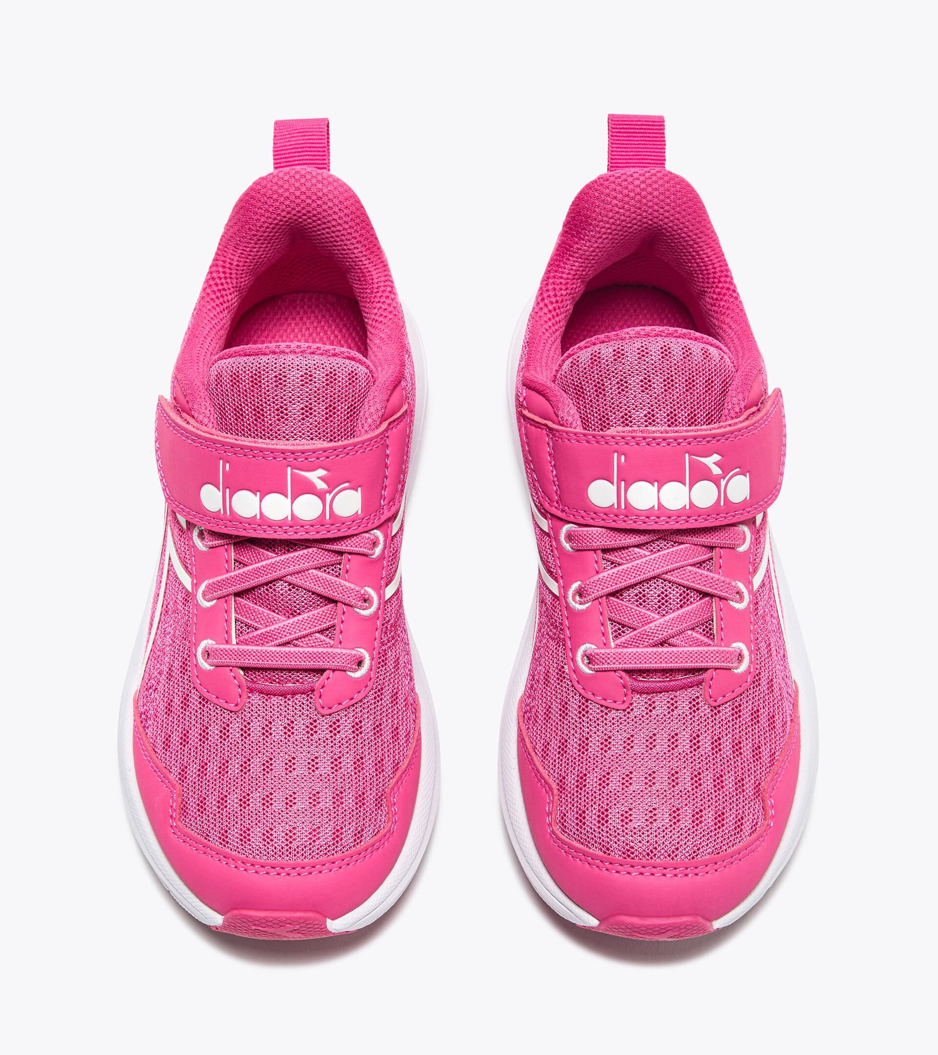 Laufschuhe - Doppelter Verschluss - Mädchen/Jungen und Teenager SNIPE 2 JR APRIKOSE SORBET/WEISS - Diadora