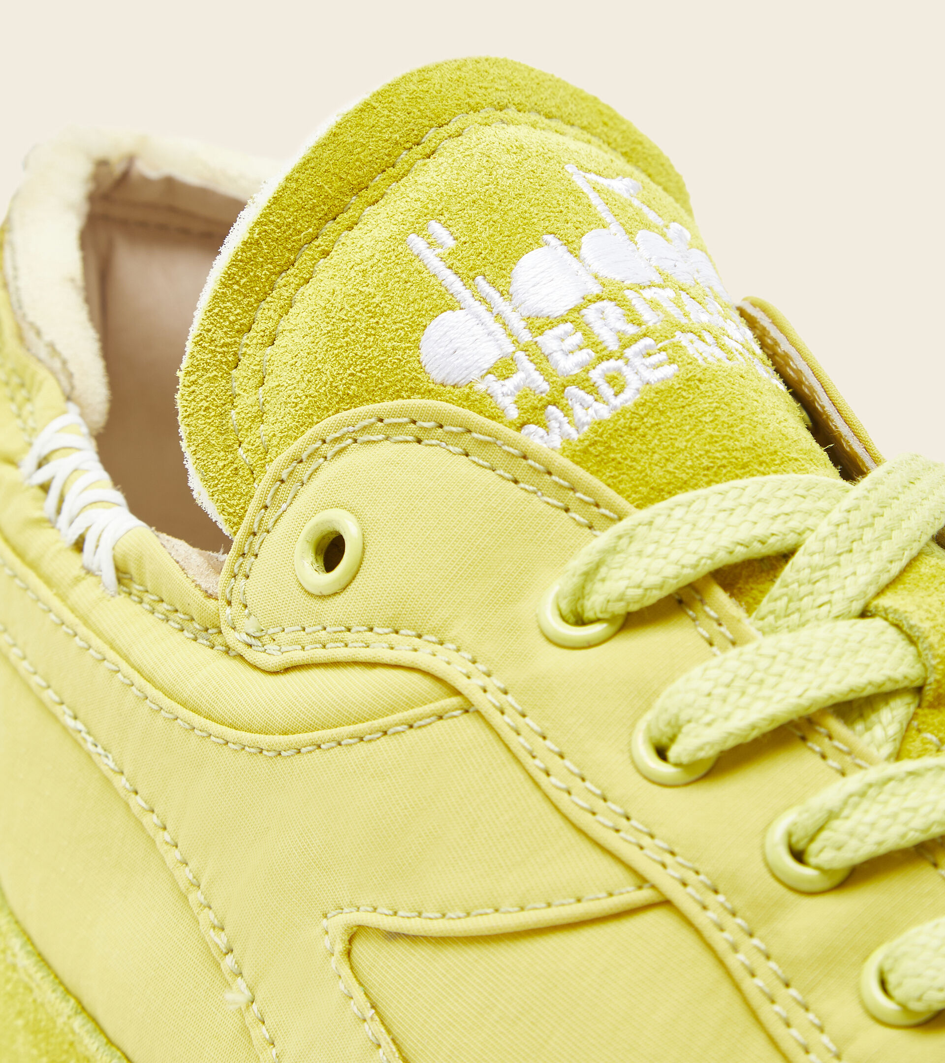 Heritage shoe - Unisex MI BASKET ROW CUT SOFTECH APPLE GREEN - Diadora
