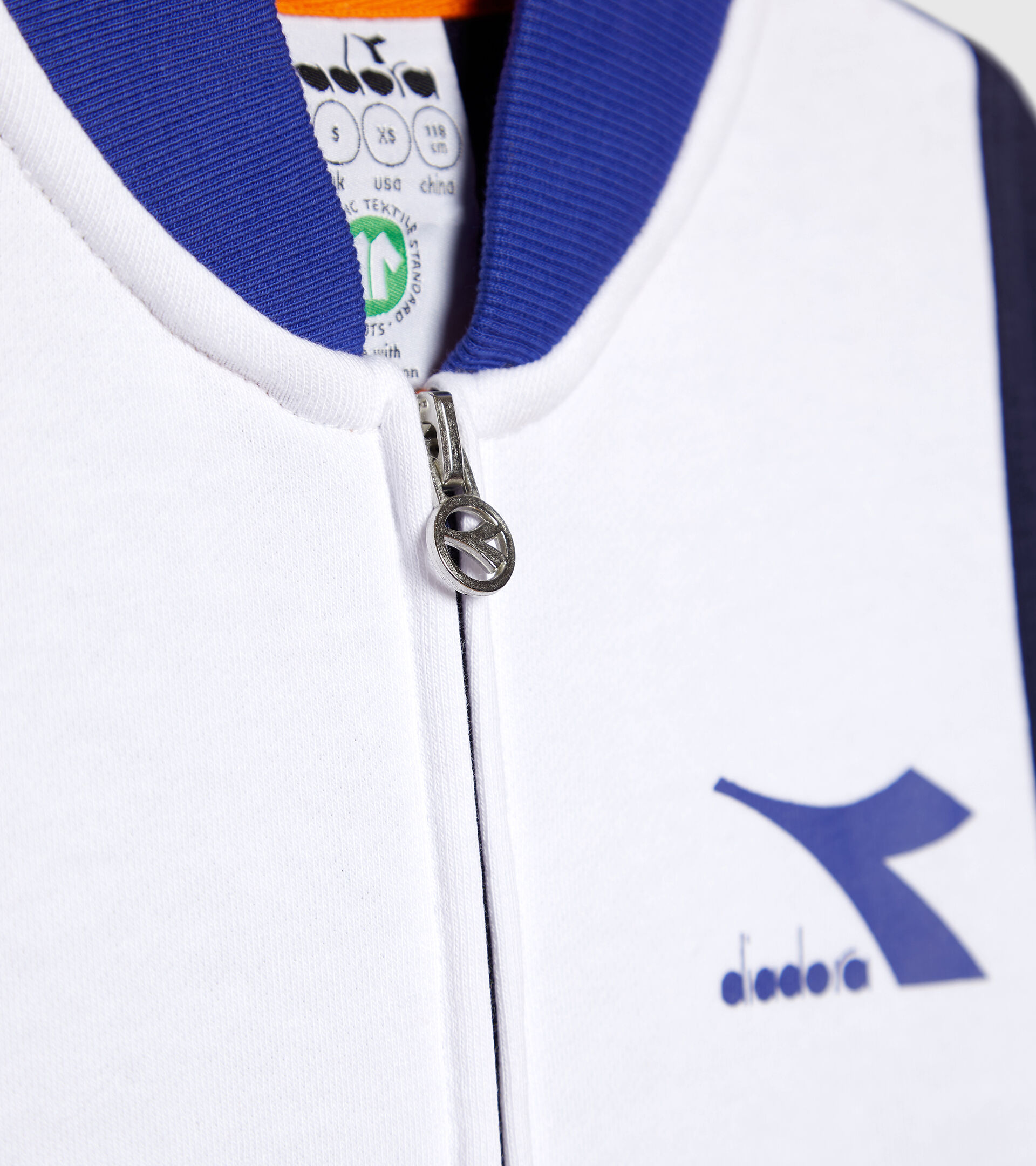 Apparel Sport BAMBINO JB.TRACKSUIT FZ HOOPLA AZUL CHAQUETON Diadora