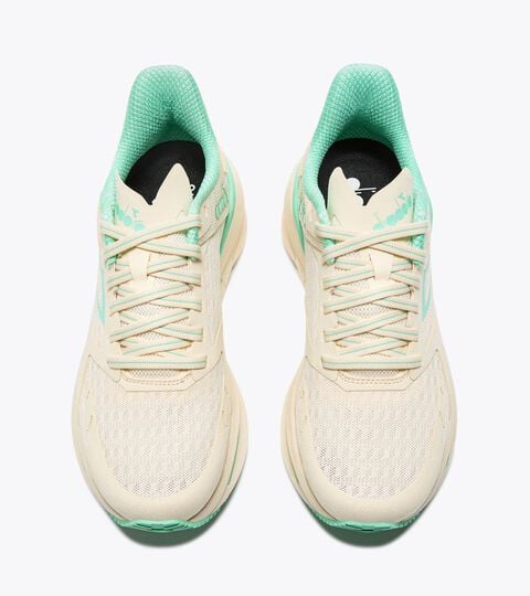 CELLULA W, WHISPER WHITE/CABBAGE Zapatilla de running - Comodidad y estabilidad - Mujer CELLULA W WHISPER WHITE/CABBAGE - Diadora