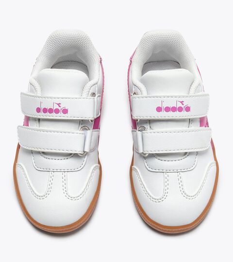 Zapatilla deportiva - Ni&ntilde;os y ni&ntilde;as - 1 - 4&nbsp;a&ntilde;os
 KYOTO TD BIANCO/VIOLA ROBINIA - Diadora