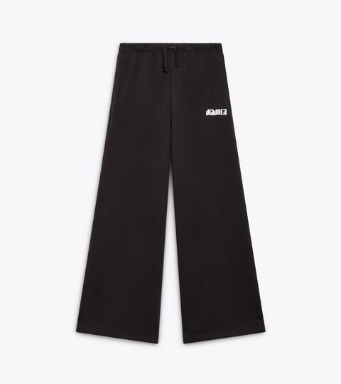 L. PANTS FLARE ATHL. LOGO, BLACK Trackpants with a relaxed fit - Women’s
L. PANTS FLARE ATHL. LOGO BLACK - Diadora