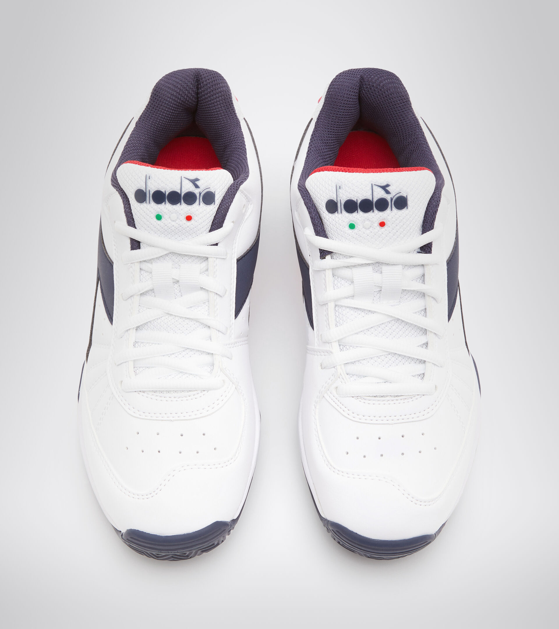 Clay court tennis shoe - Men S.CHALLENGE 3 SL CLAY WHITE/BLUE CORSAIR - Diadora