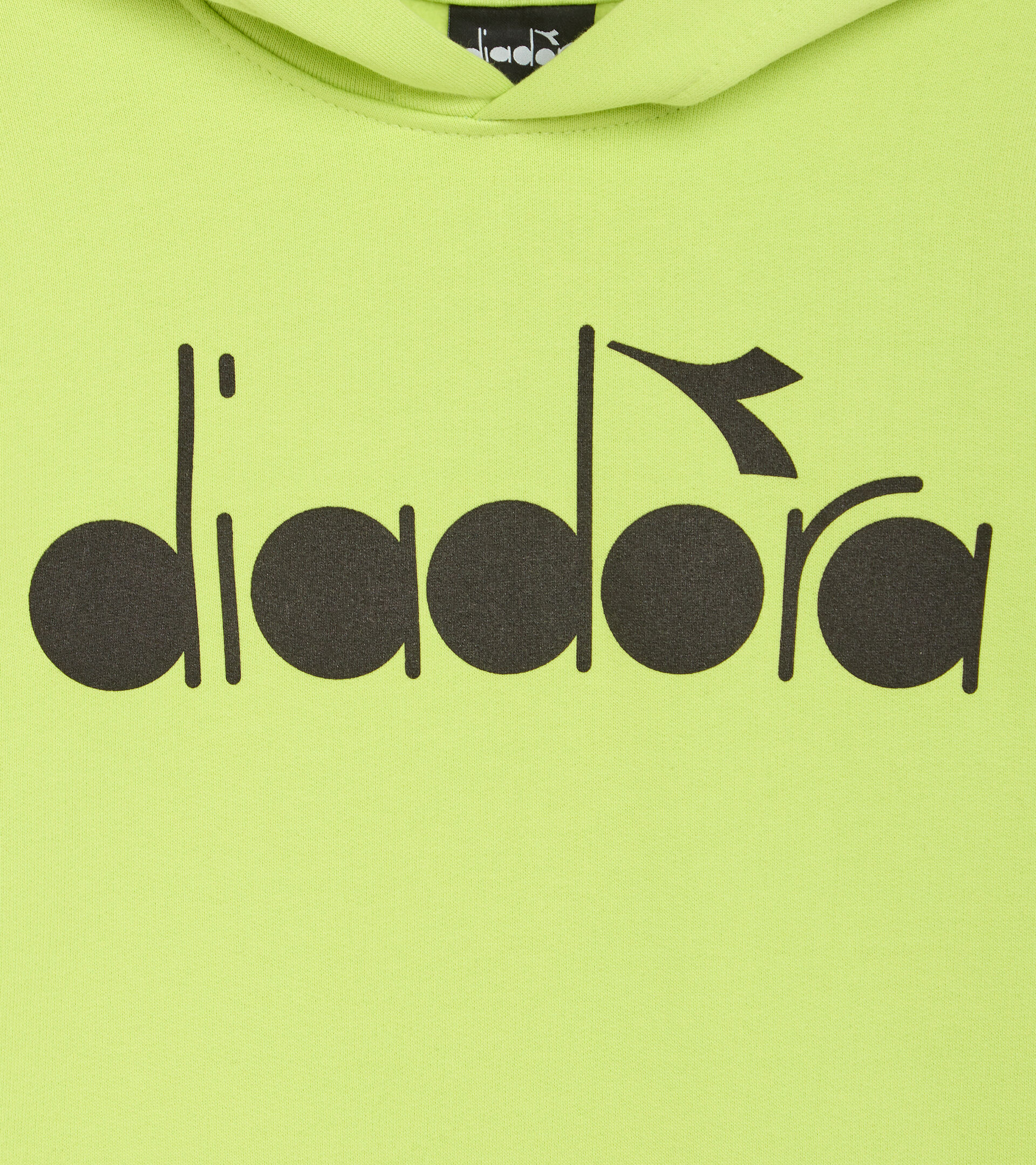Logo sweatshirt - Boy JB.HOODIE D LIME GREEN - Diadora