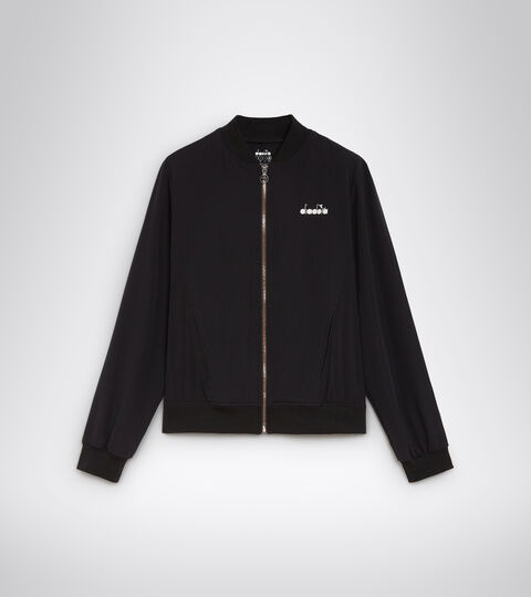 L. FZ JACKET CHALLENGE, NOIR Veste de tennis - Femme L. FZ JACKET CHALLENGE NOIR - Diadora