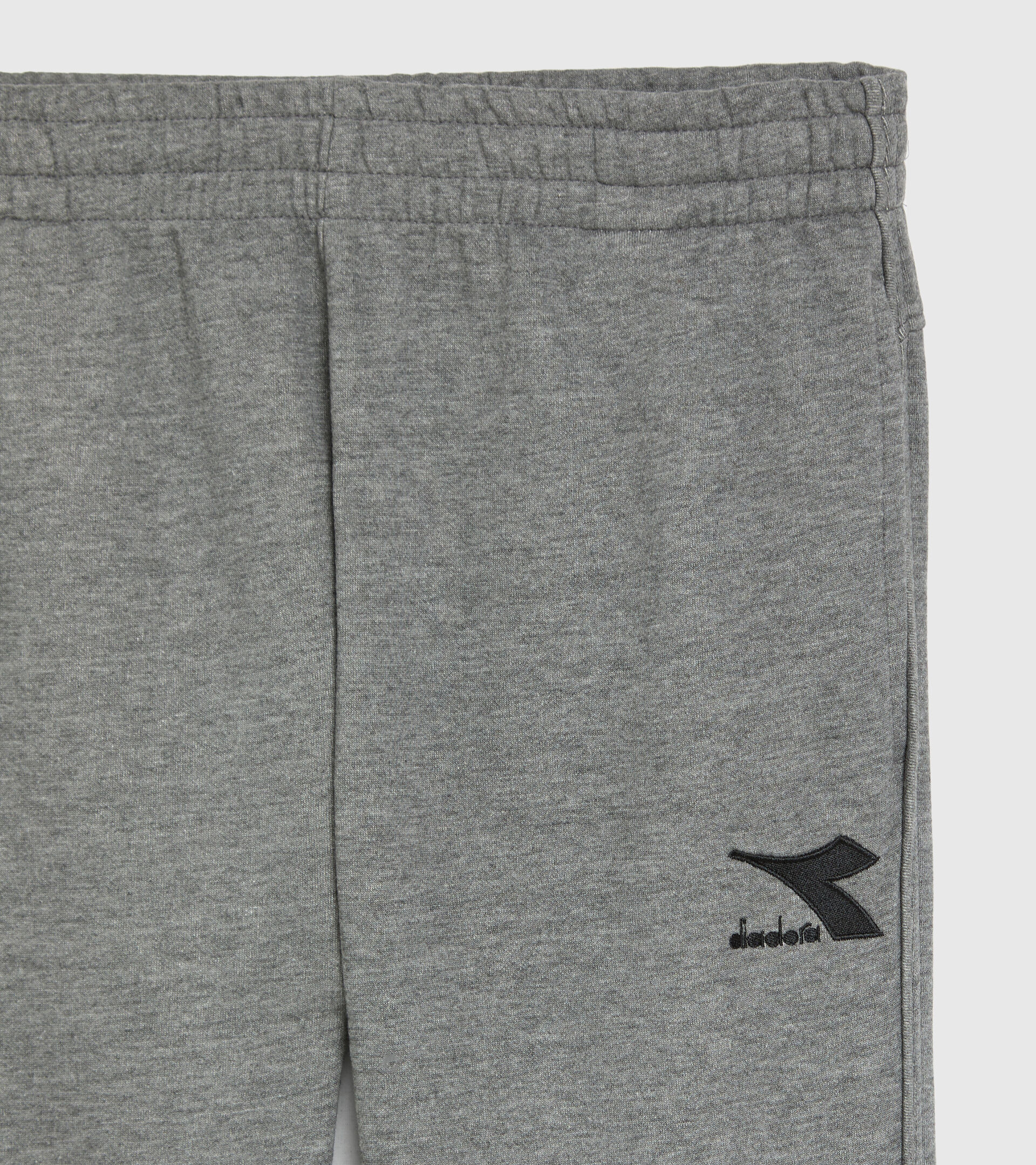 Sports brushed fleece trousers - Men PANTS CUFF CORE DARK GRAY MELANGE (C6096) - Diadora