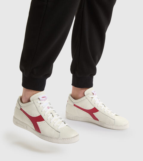 GAME L WAXED ROW CUT, BLANC/ORANGE.COM Chaussures de sport - Unisexe GAME L WAXED ROW CUT BLANC/ORANGE.COM - Diadora