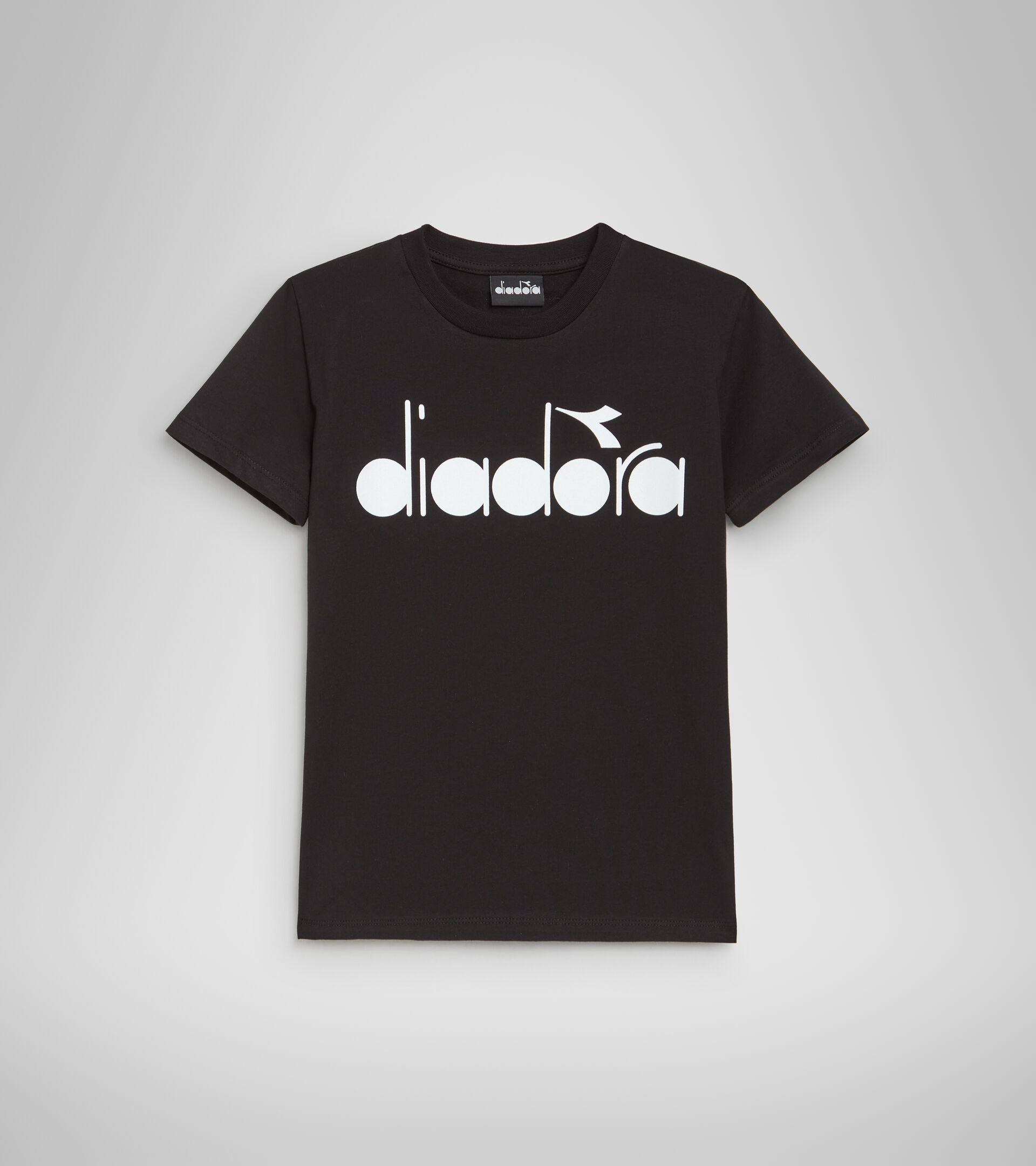 Black T-Shirt - Jungen JB.T-SHIRT D BLACK/OFF WHITE - Diadora