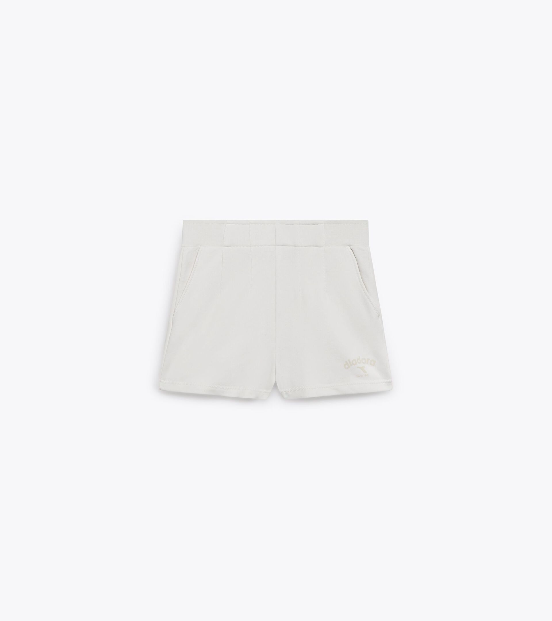 Shirts - Women's L. SHORTS ATHL. LOGO WHITE MILK - Diadora