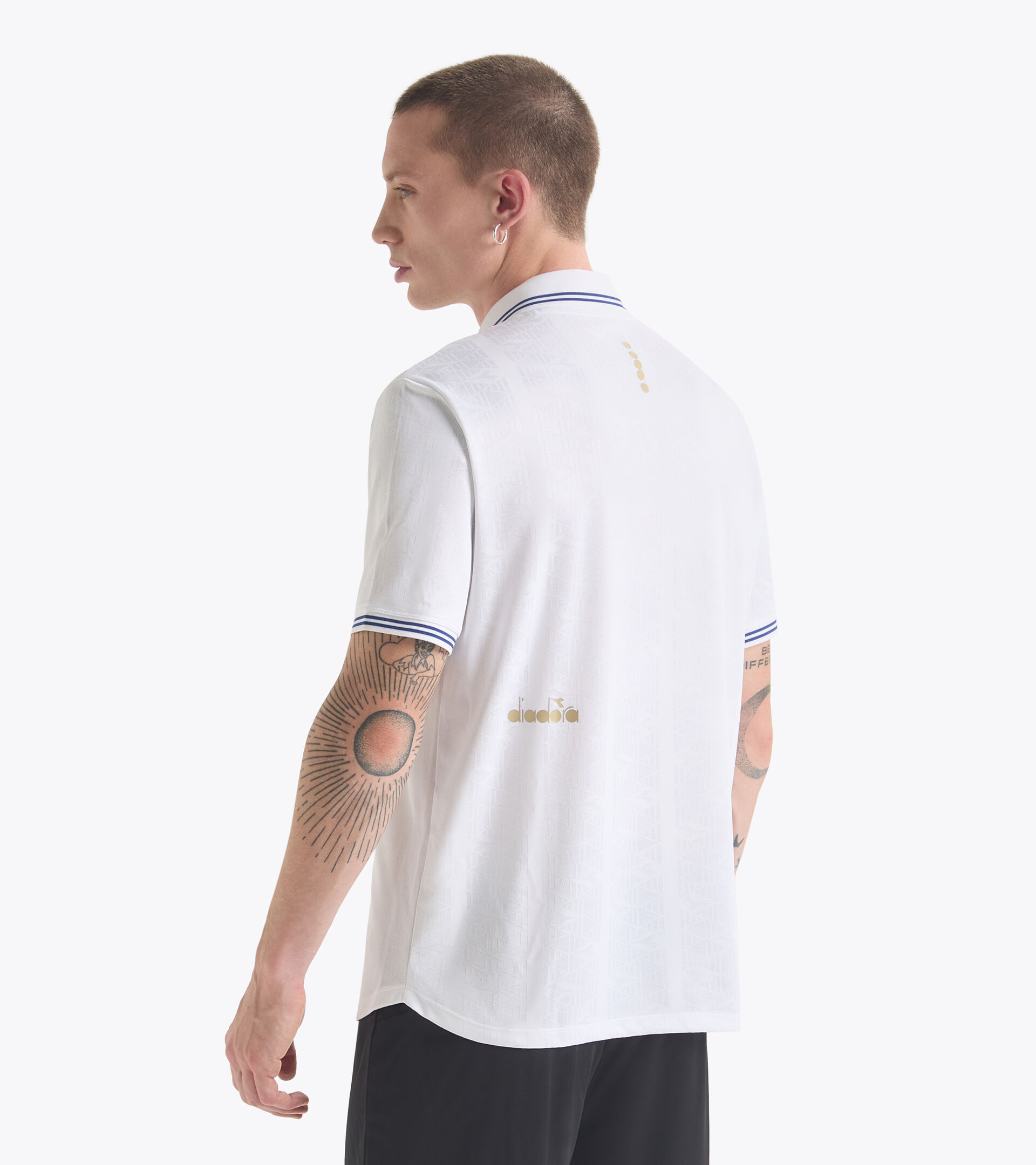 90s-inspired calcio shirt - Gender neutral MATCH SHIRT SCUDETTO OPTICAL WHITE - Diadora