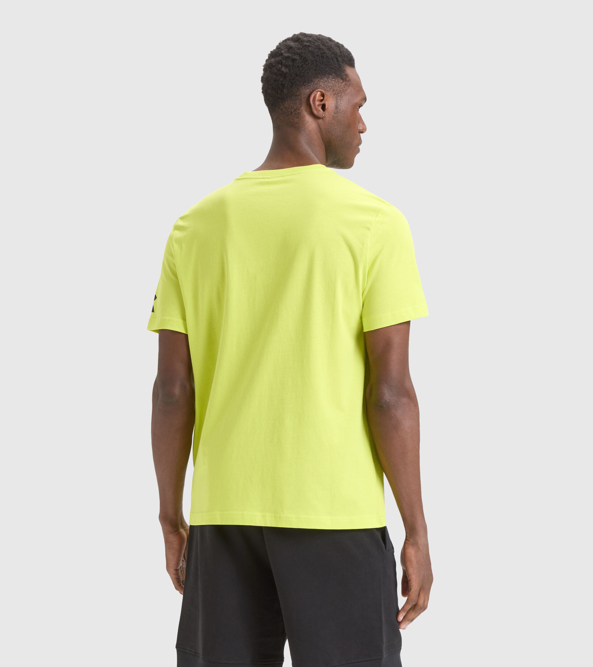 Cotton T-shirt - Men T-SHIRT SS TWIST GREEN SPRING - Diadora