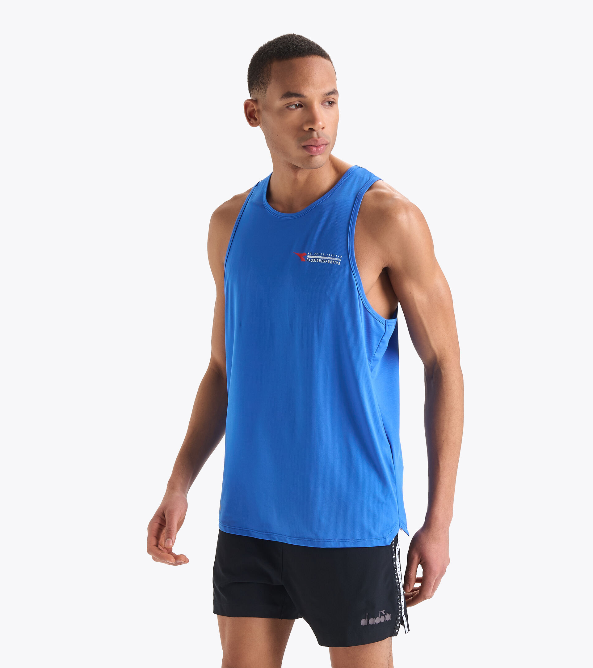 Canotta da running - Uomo
 SUPER LIGHT TANK BE ONE AZZURRO FIORDALISO (65045) - Diadora