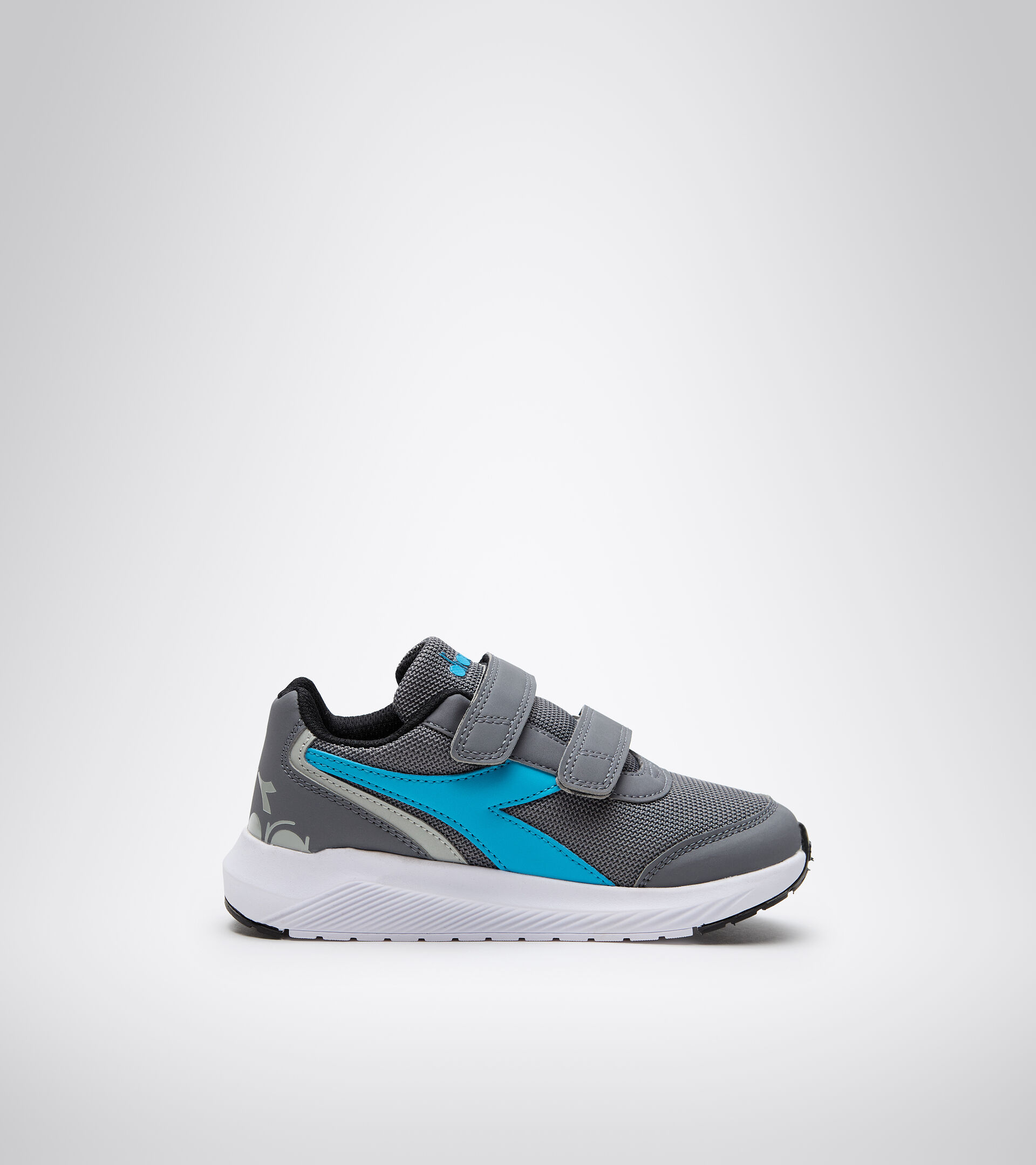 Running shoe - Kids FALCON JR V STEEL GRAY/BLUE SAPPHIRE - Diadora