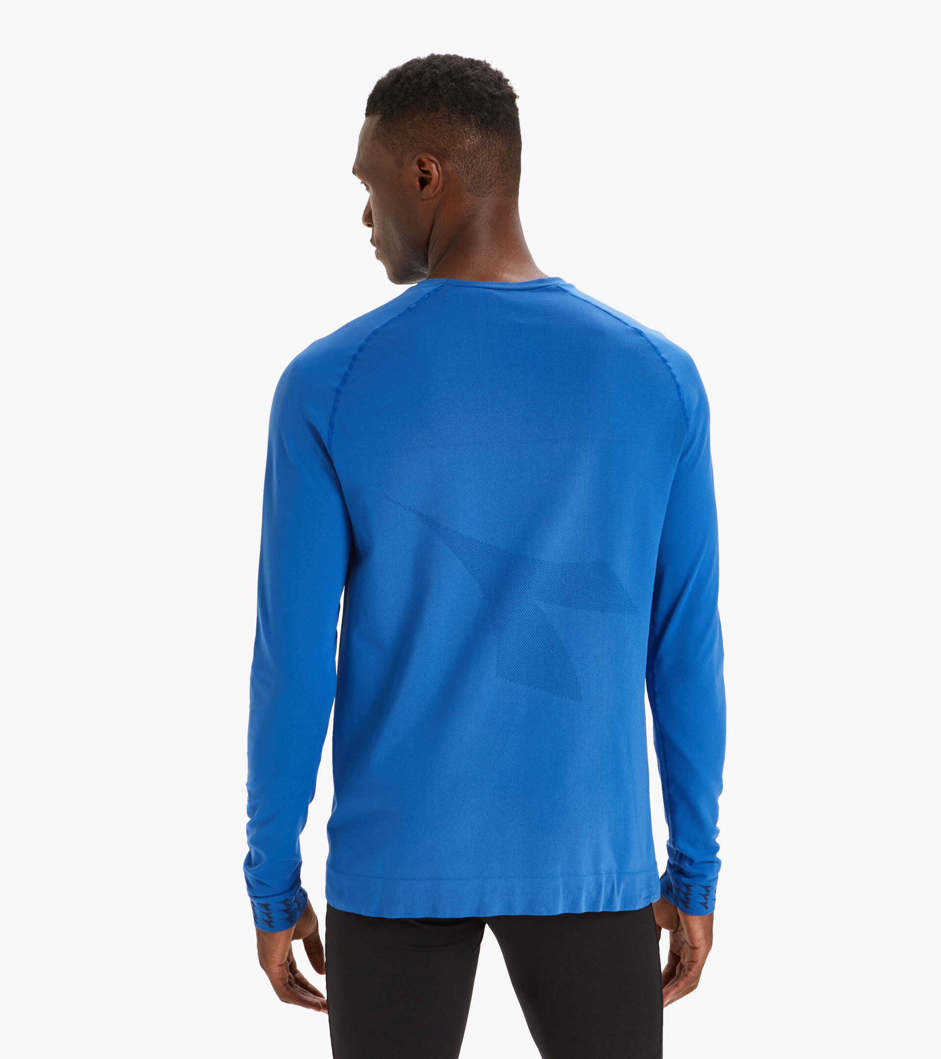 Apparel Sport UOMO LS SKIN FRIENDLY T-SHIRT AZUL FEDERAL Diadora