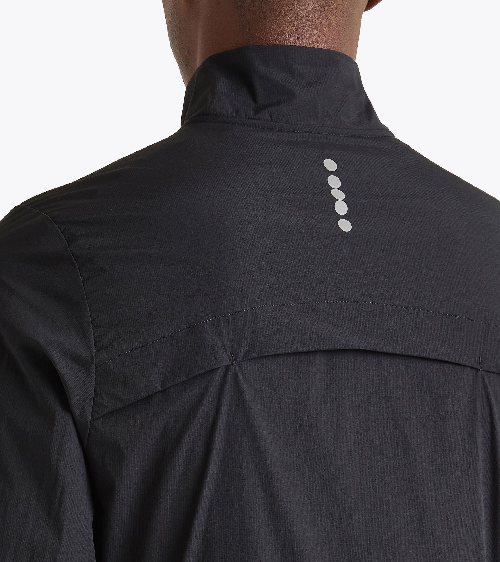 Packable windbreaker jacket  - Running - Men’s WINDBREAKER PACKABLE JACKET BLACK - Diadora