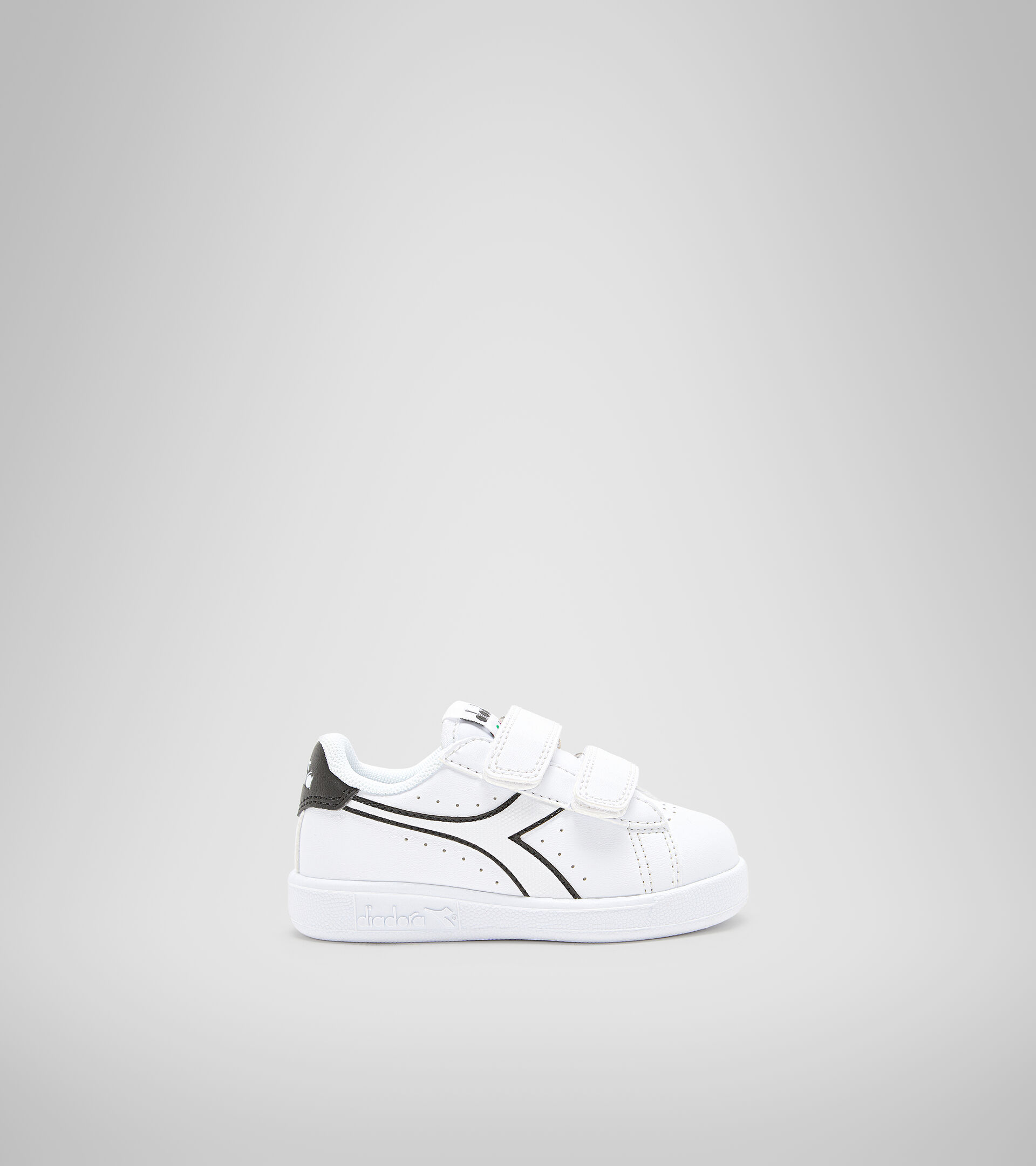 Sports shoes - Toddlers 1-4 years GAME P TD WHITE/WHITE/BLACK - Diadora
