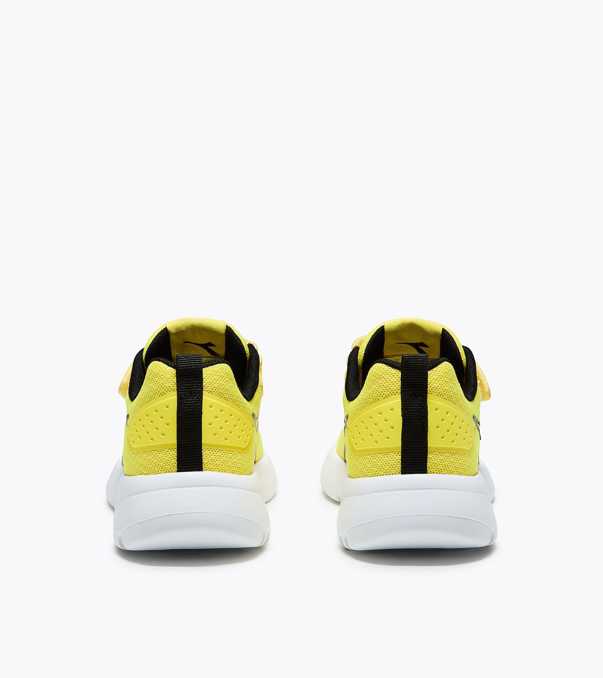 Running  shoe -  4-8  years old - Kids EVO RUN PS YELLOW FLUO - Diadora