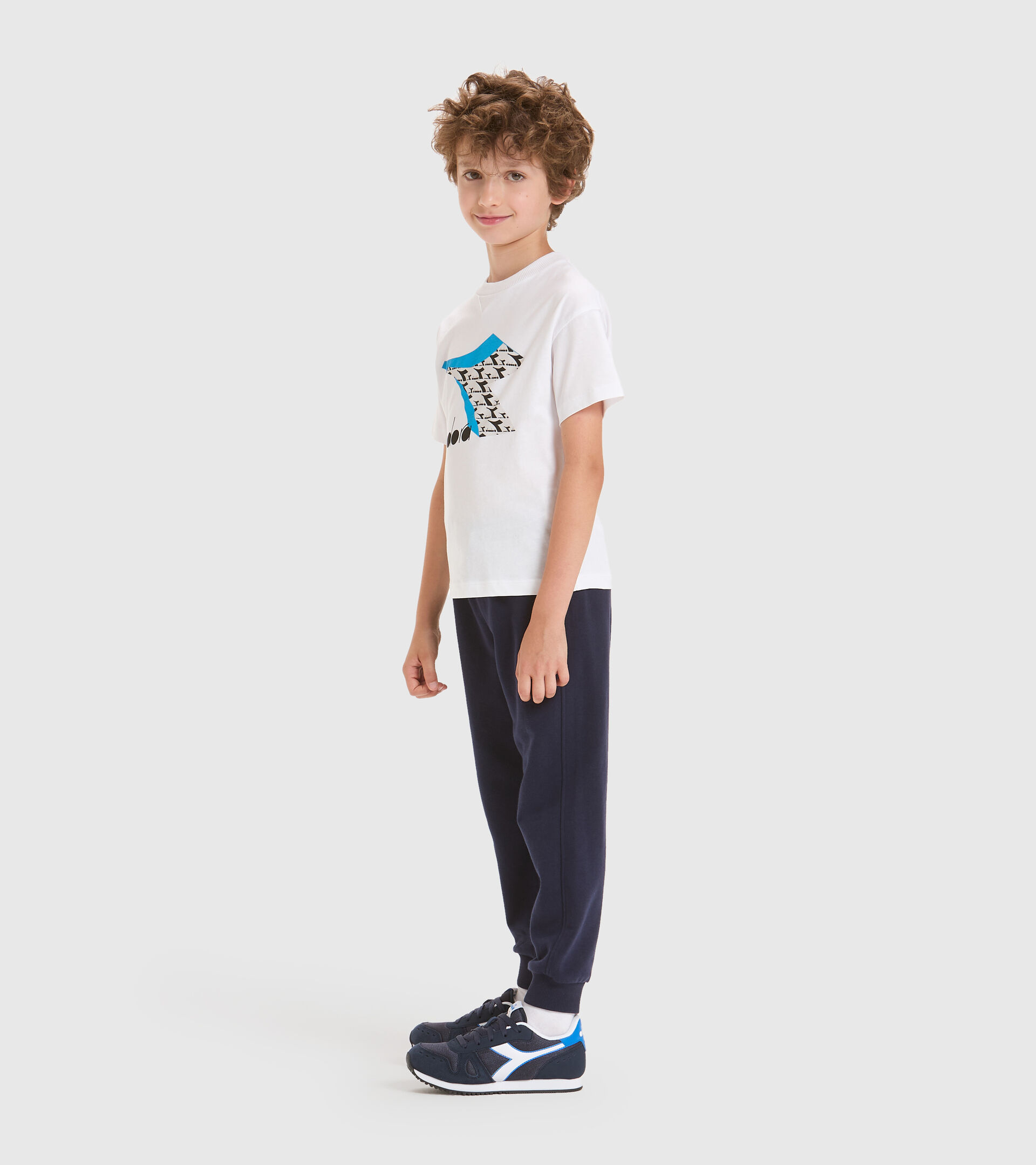 T-shirt - Kids JU.SS T-SHIRT CUBIC OPTICAL WHITE - Diadora