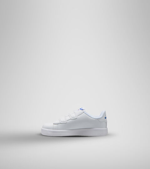 GAME P BOLDER PS, WHITE/MICRO BLUE Sports shoe - Unisex kids GAME P BOLDER PS WHITE/MICRO BLUE - Diadora