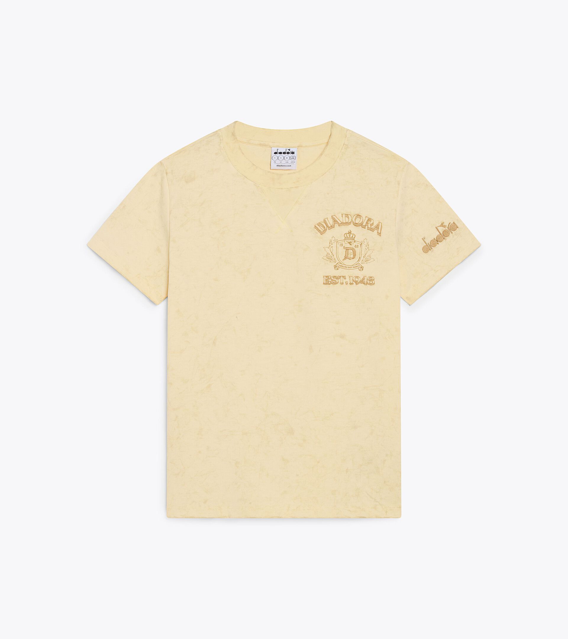 Short-sleeved T-shirt - Regular fit - Women's L. T-SHIRT SS AVENUE LAB I BEIGE SHIFTY - Diadora