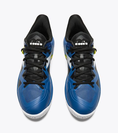B.ICON 2 AG, DEJA VU BLUE/WHITE/BLACK Tennis shoes for hard surfaces or clay - Men B.ICON 2 AG DEJA VU BLUE/WHITE/BLACK - Diadora