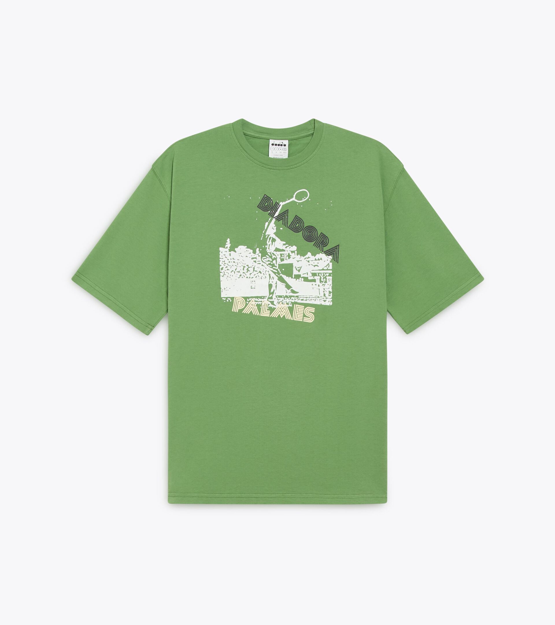 Legacy t-shirt with OG archive print - Made in Italy - All-gender
 T-SHIRT SS LEGACY I GREEN ENGLISH IVY - Diadora