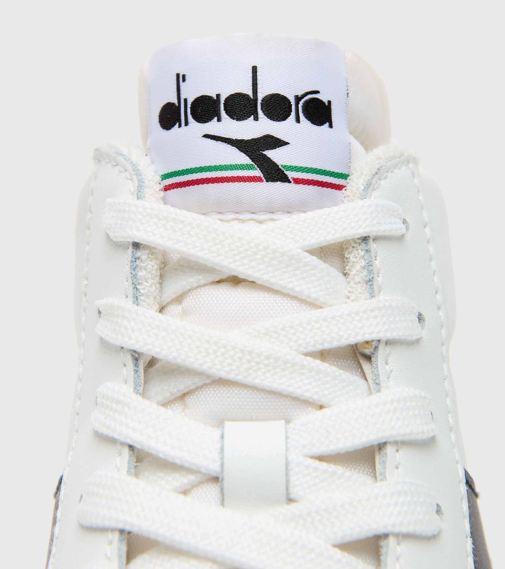 Footwear Sportswear UNISEX MELODY MID LEATHER DIRTY WHITE/BLACK Diadora