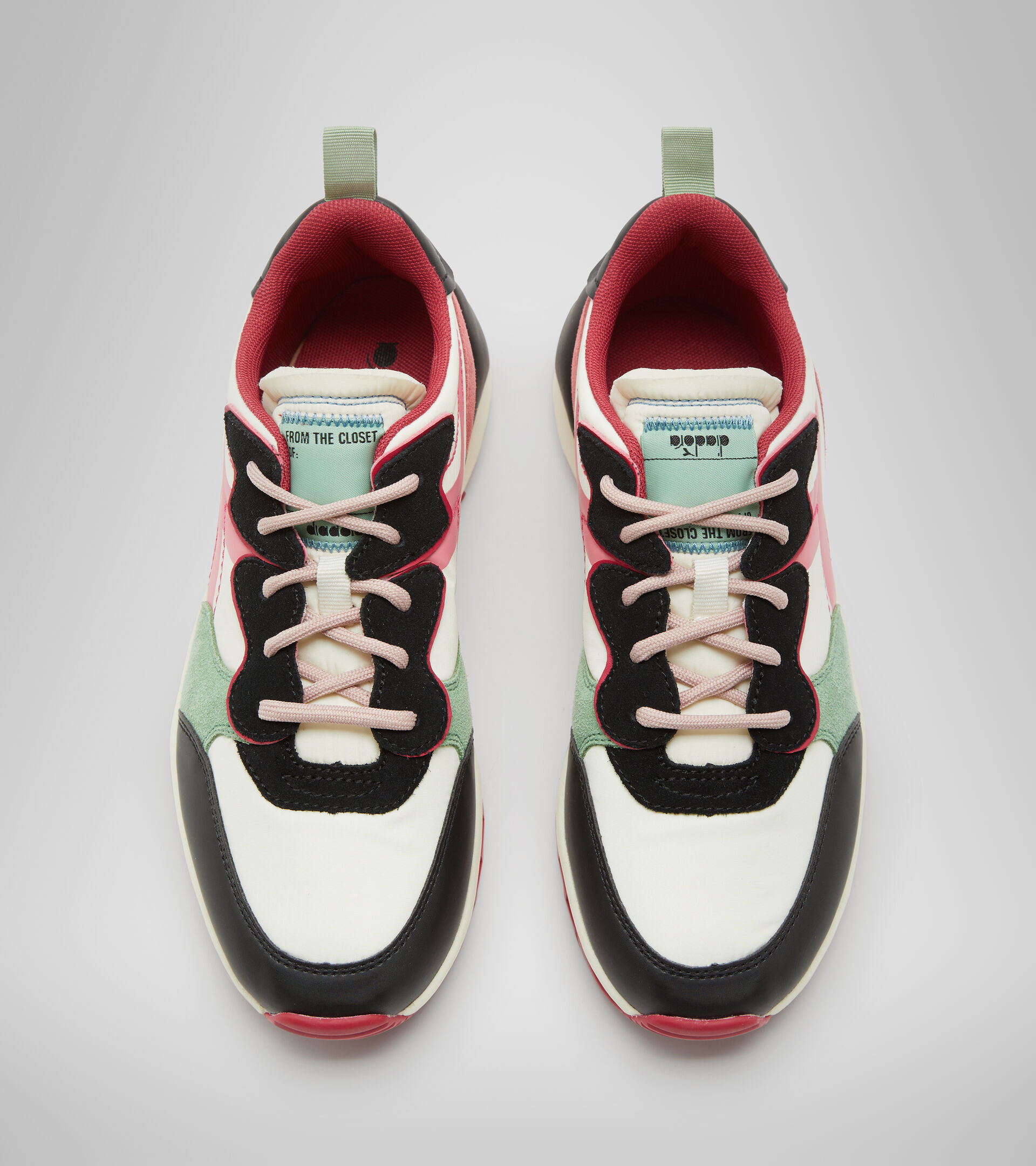 Sports shoes - Women JOLLY NYL BLACK/WHISPER WHITE - Diadora