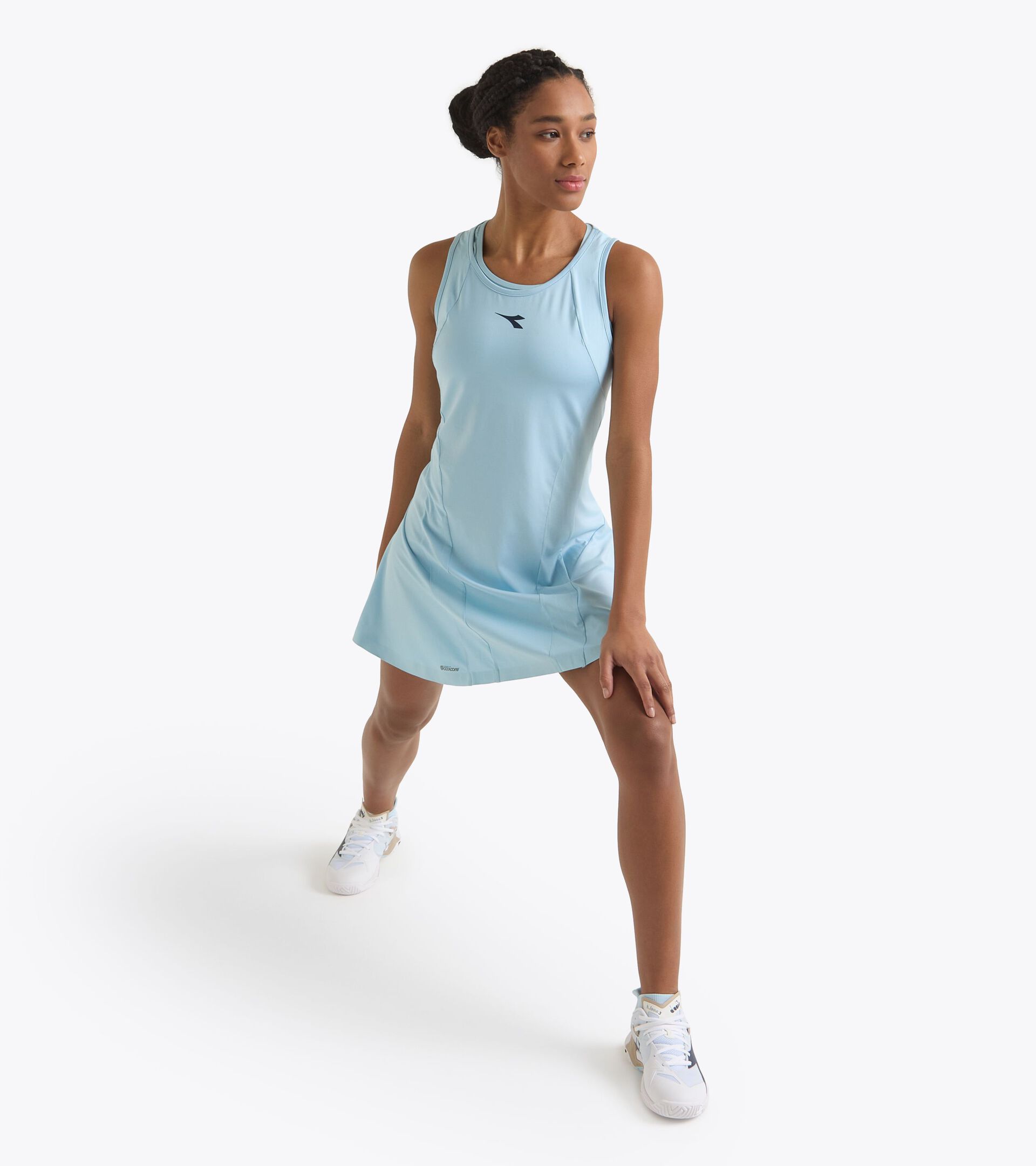 Vestido de tenis - Competición - Mujer L. DRESS ICON AZUL CORYDALIS - Diadora