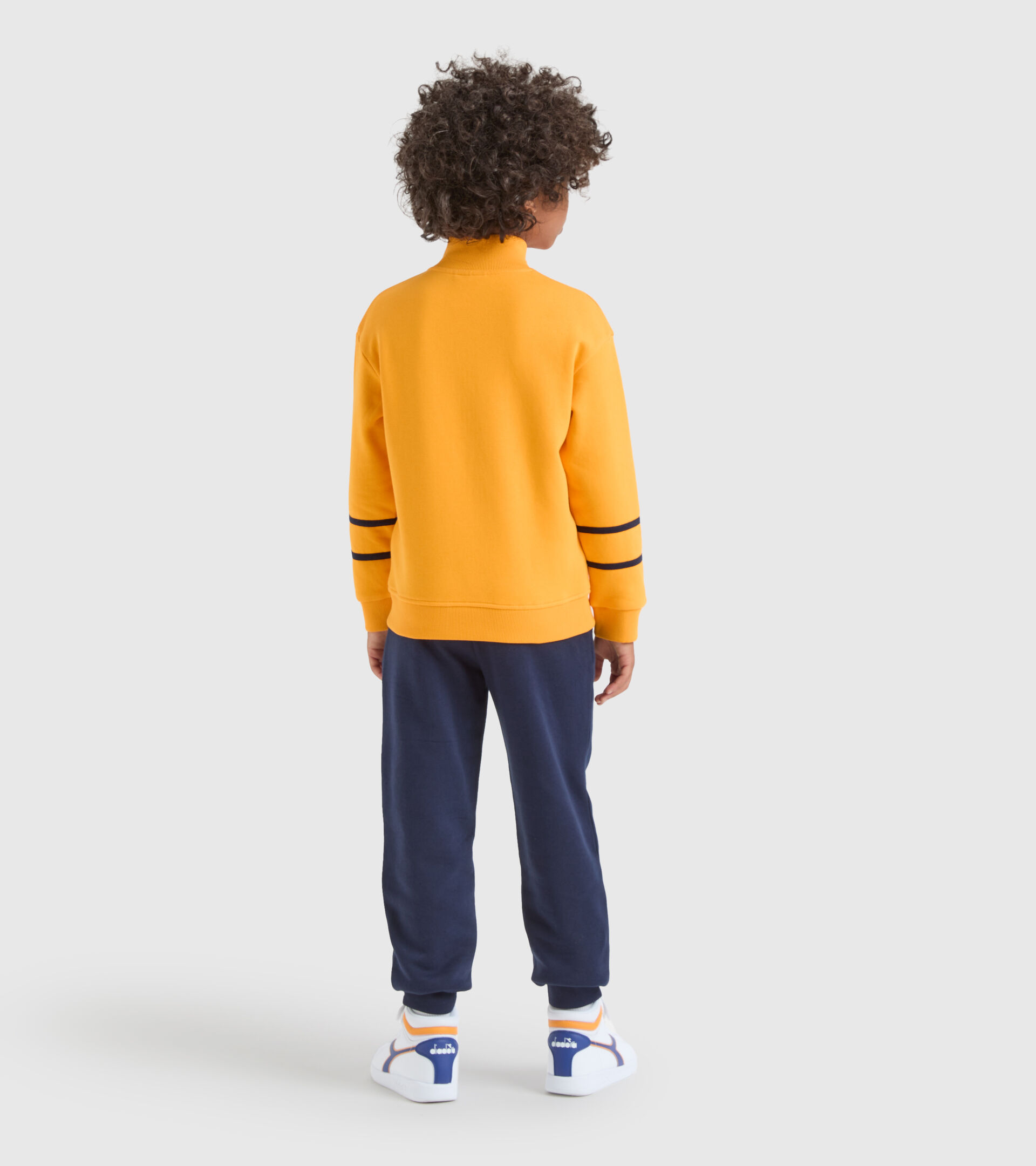 Sports tracksuit - Kids JU.TRACKSUIT FZ CHROMIA RADIANT YELLOW - Diadora