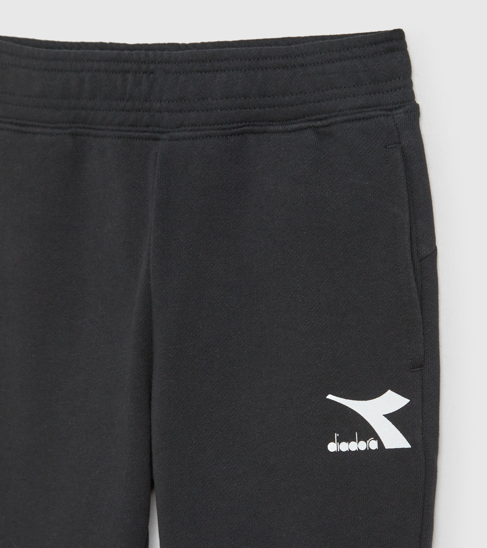 Pantaloni sportivi - Bambini/e JU.PANTS CUFF CHROMIA NERO - Diadora