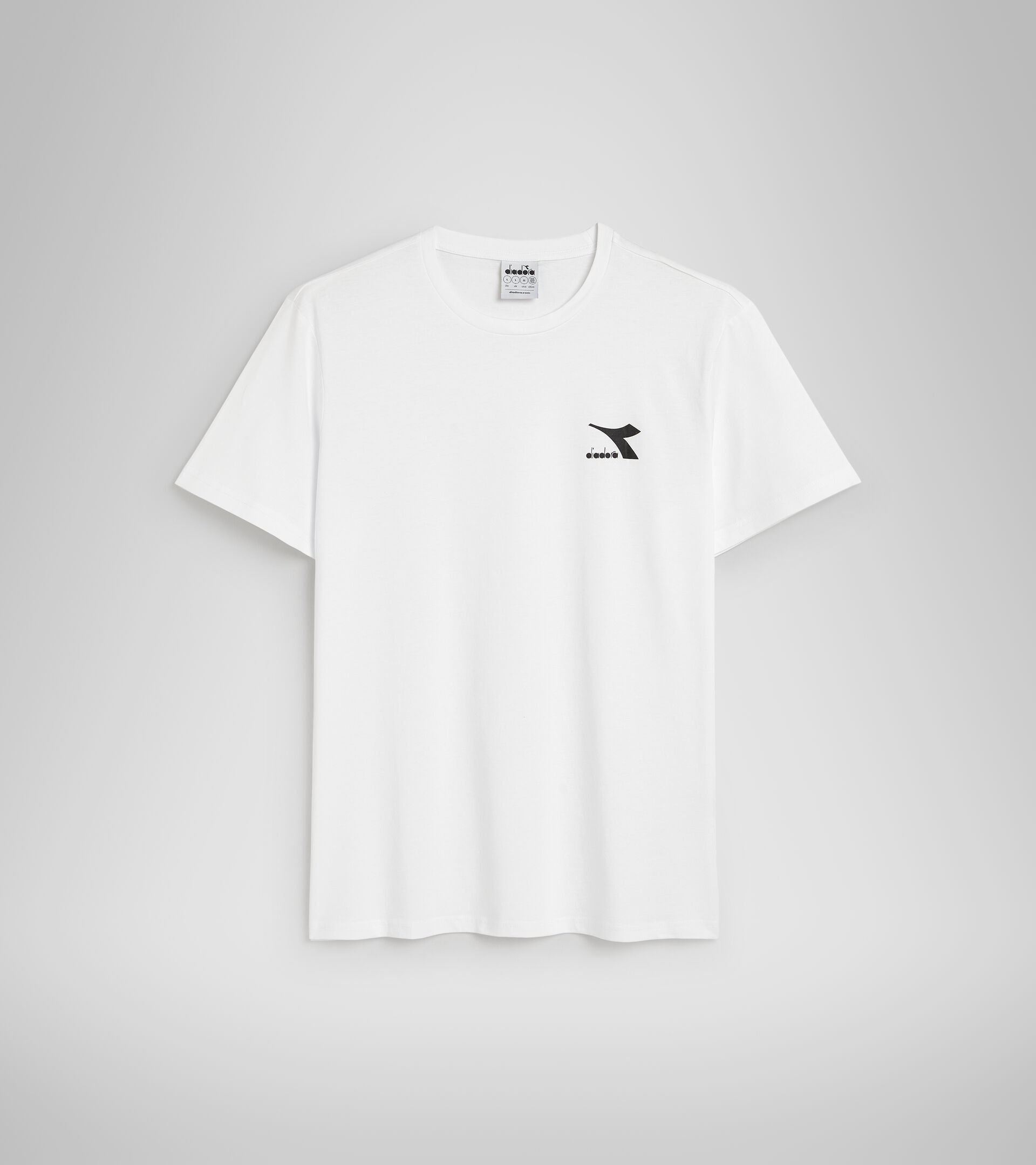 Cotton T-shirt - Men T-SHIRT SS CORE OPTICAL WHITE - Diadora