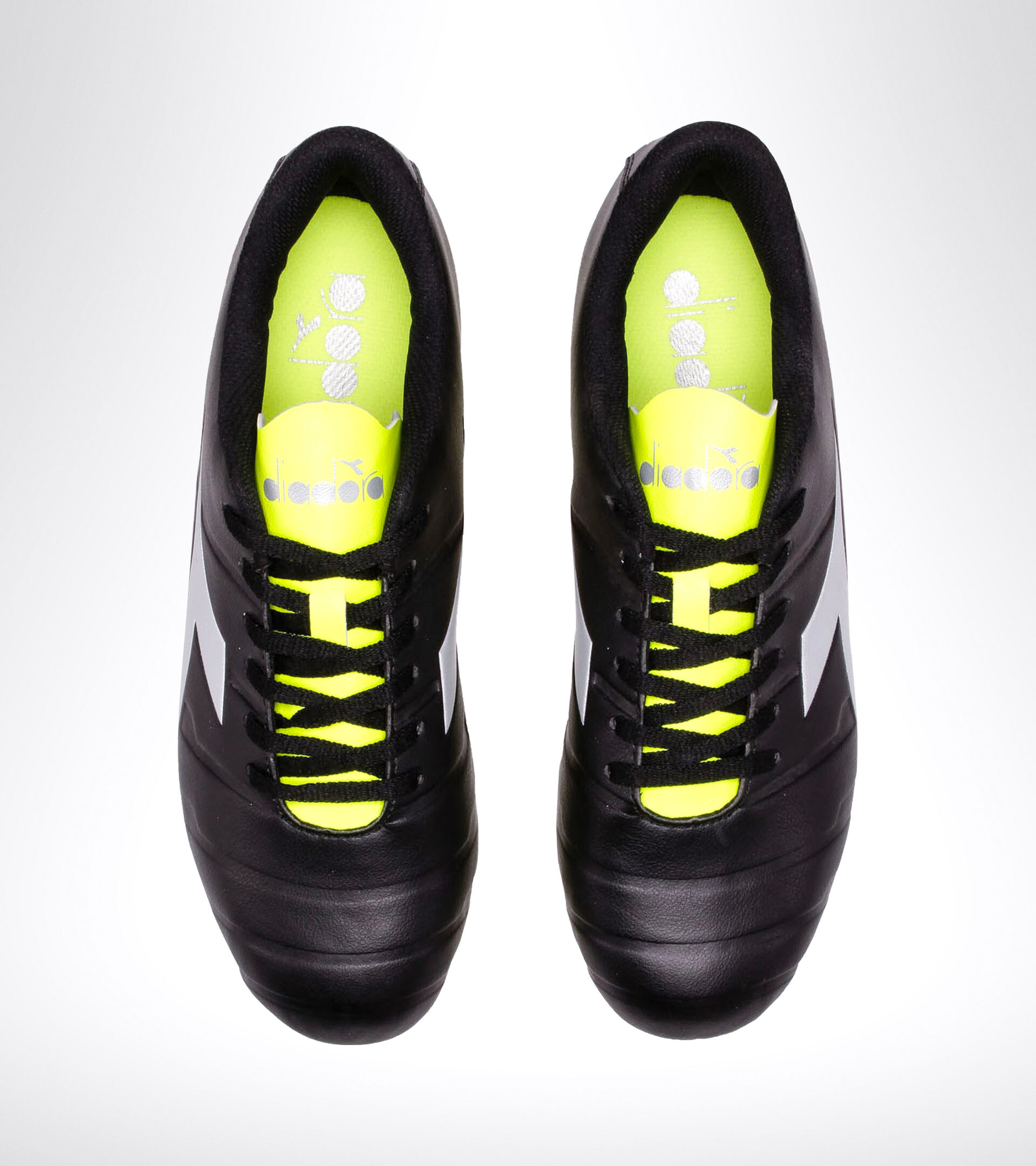Chaussures de football pour terrains compacts PICHICHI 3 MG14 NERO/GIALLO FL DD/ARGENTO - Diadora