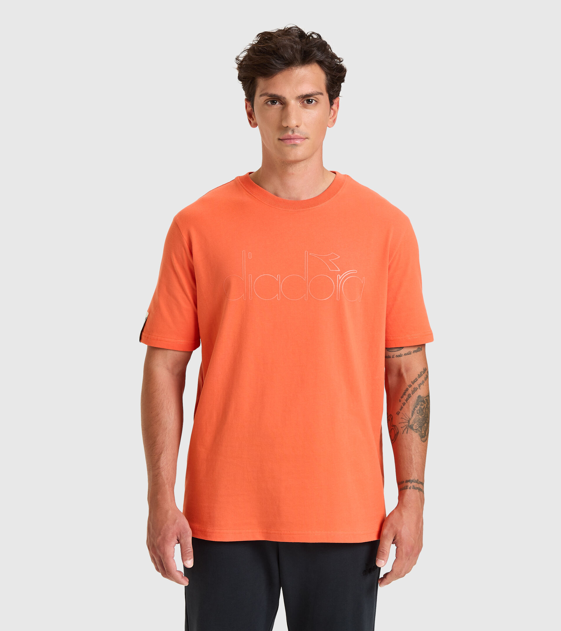 T-Shirt - Unisex T-SHIRT SS DIADORA HD TIGERLILIE ROT - Diadora