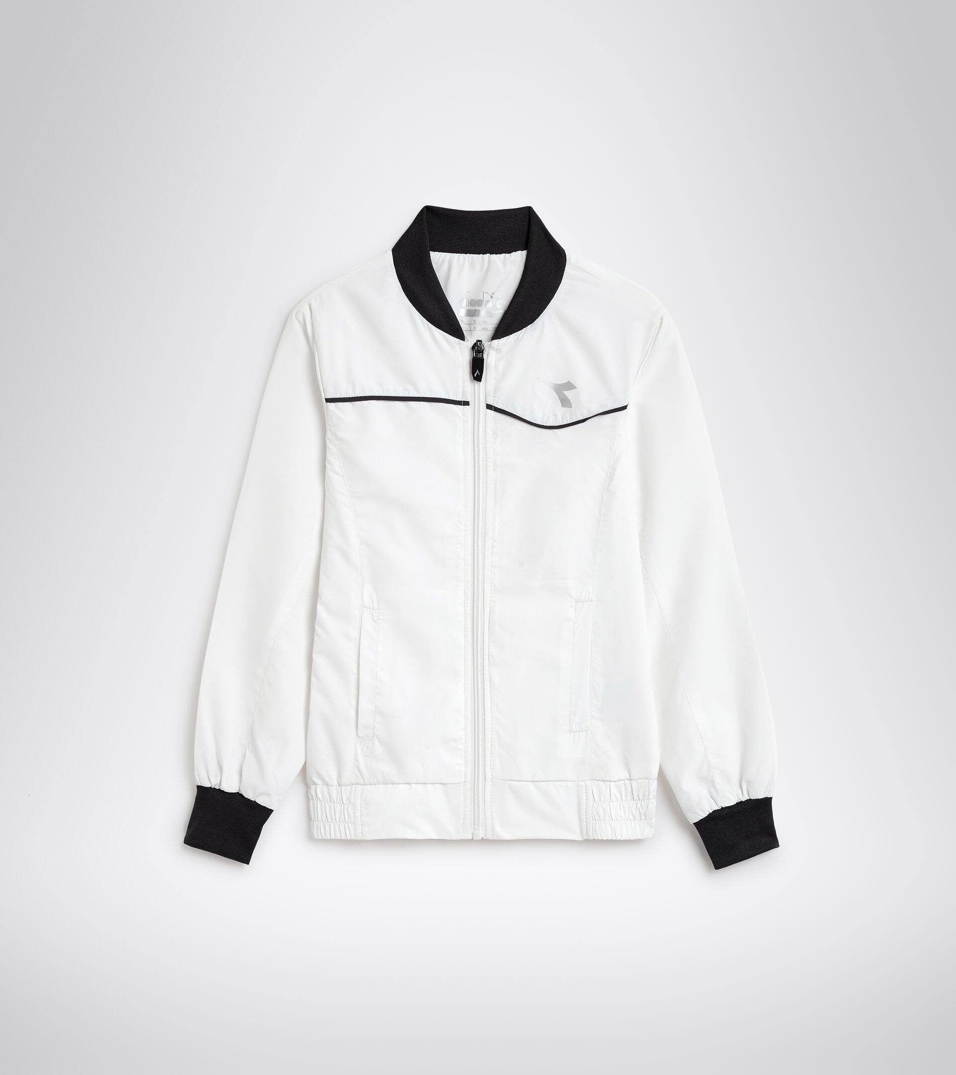 Tennis jacket - Junior J. JACKET COURT OPTICAL WHITE - Diadora