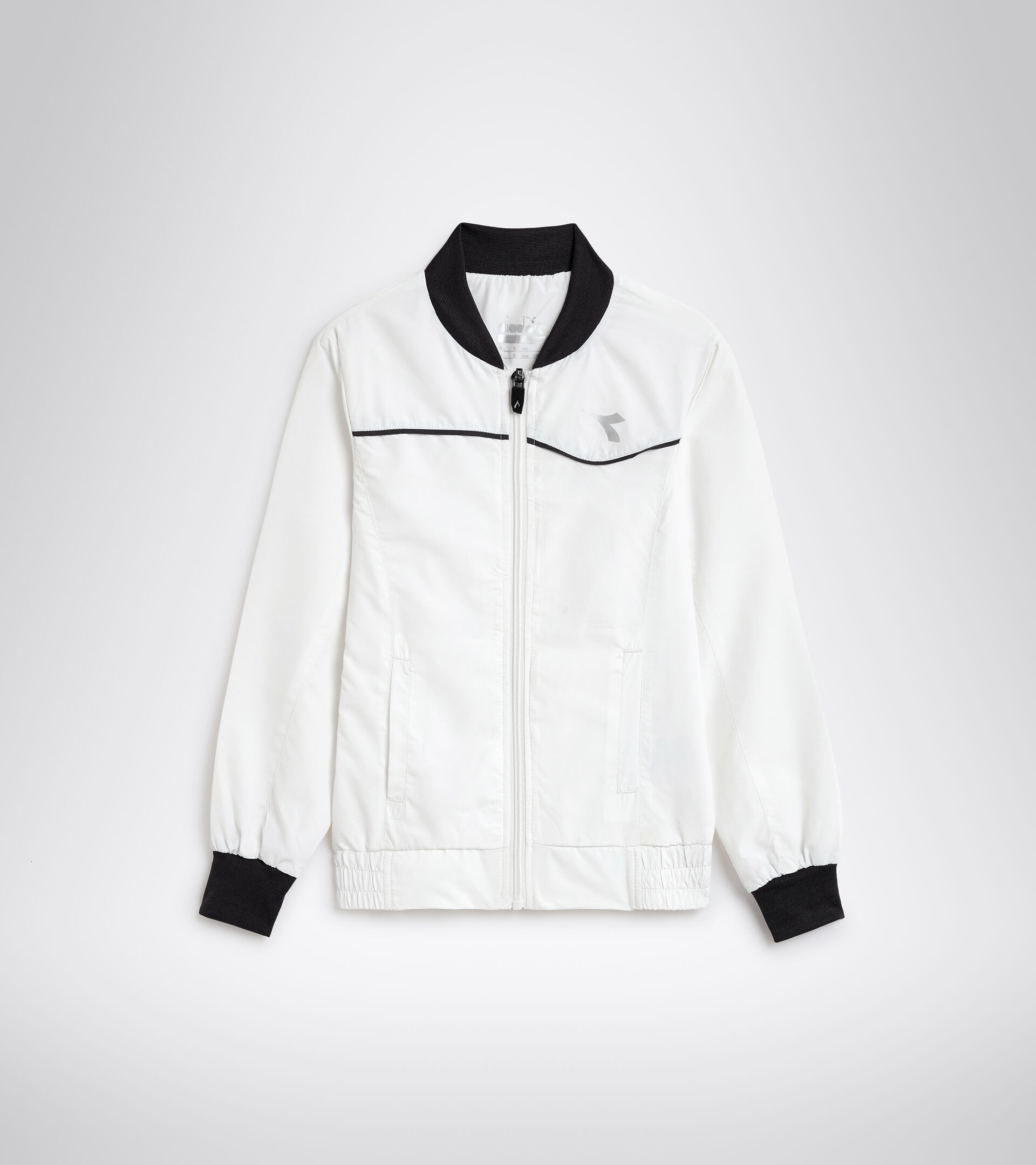 Tennisjacke - Junior J. JACKET COURT STRAHLEND WEISSE - Diadora