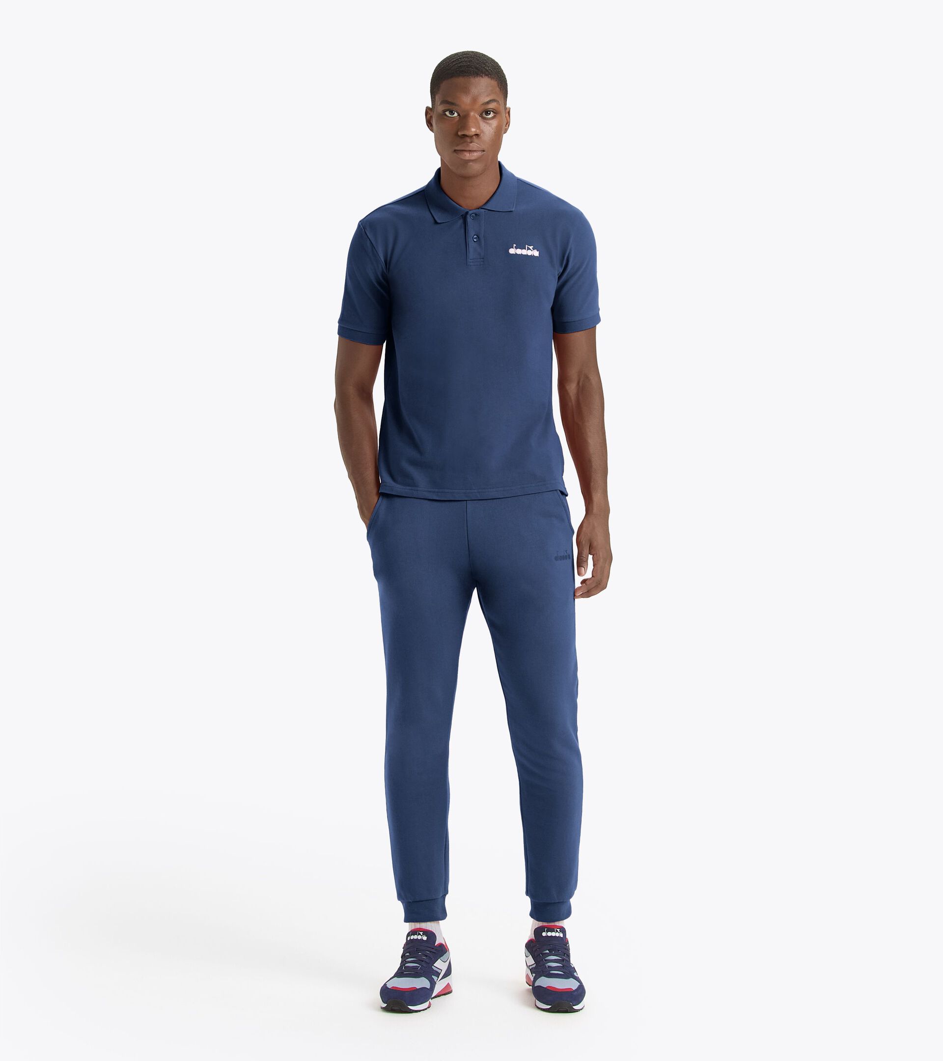 Sporty polo shirt - Made in Italy - Gender Neutral POLO SS LOGO OCEANA - Diadora